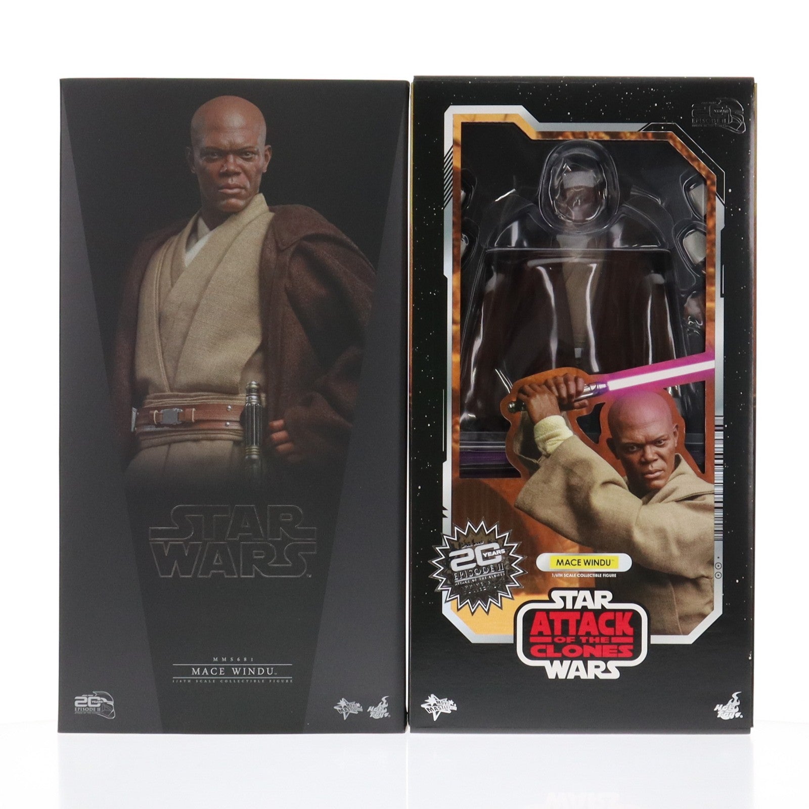 【中古即納】[FIG] ムービー・マスターピース メイス・ウィンドゥ STAR WARS(スター・ウォーズ) エピソード2/クローンの攻撃 1/6 完成品 可動フィギュア(MMS681) ホットトイズ(20240626)