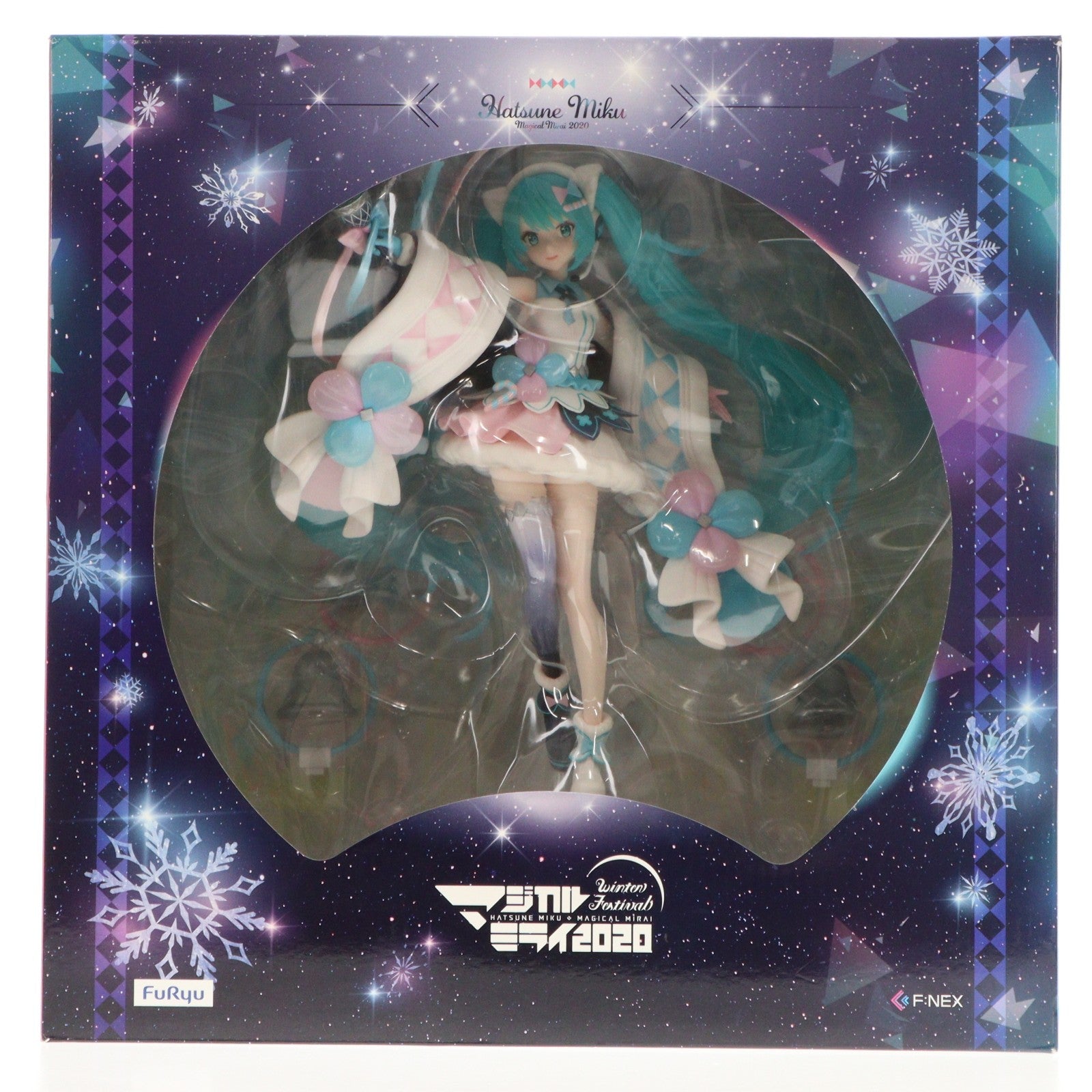 【中古即納】[FIG] F:NEX限定 初音ミク マジカルミライ 2020 -Winter Festival-Ver. キャラクター・ボーカル・シリーズ01 初音ミク 1/7 完成品 フィギュア(AMU-FNX232) フリュー(20211031)