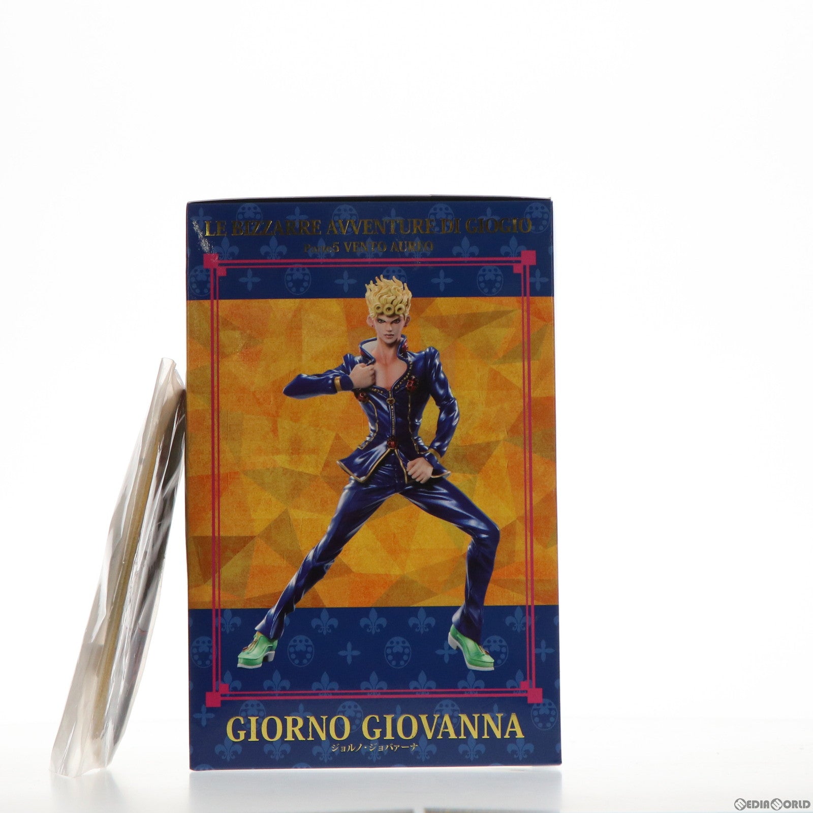 【中古即納】[FIG] スタチューレジェンド ジョルノ・ジョバァーナ 特典台座付き限定版 ジョジョの奇妙な冒険 第五部 黄金の風 完成品 フィギュア ワンフェス2019冬&MEDICOS ONLINE SHOP限定 ディ・モールト ベネ(20190210)
