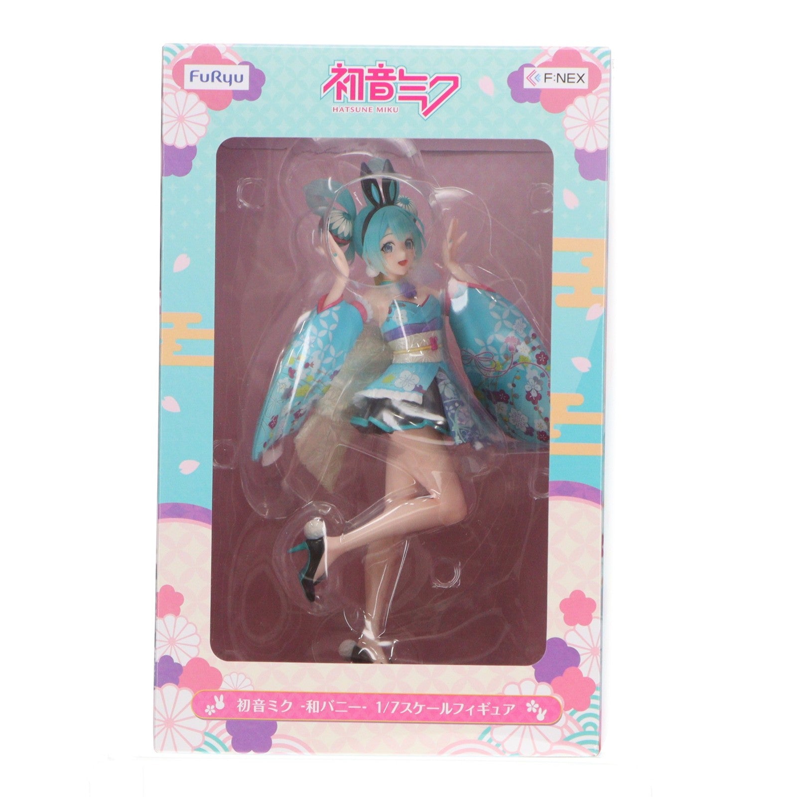 【中古即納】[FIG] 初音ミク -和バニー- キャラクター・ボーカル・シリーズ01 初音ミク 1/7 完成品 フィギュア(AMU-FNX1131) フリュー(20250906)