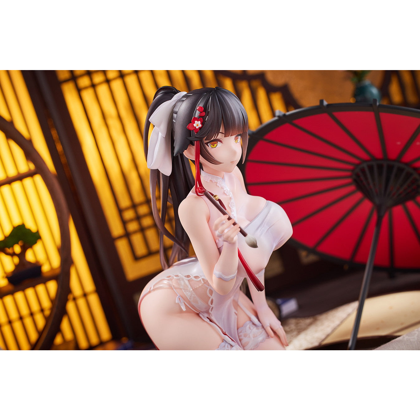 【中古即納】[FIG] 高雄(たかお) ～春の習い ver.～ アズールレーン 1/4 完成品 フィギュア(AX-0299) アルファマックス(20250831)