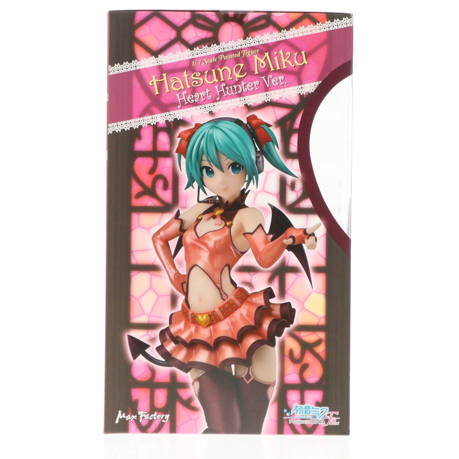 【中古即納】[FIG] 初音ミク ハートハンターVer. 初音ミク -Project DIVA- F 2ｎｄ 1/7 完成品 フィギュア マックスファクトリー(20180401)