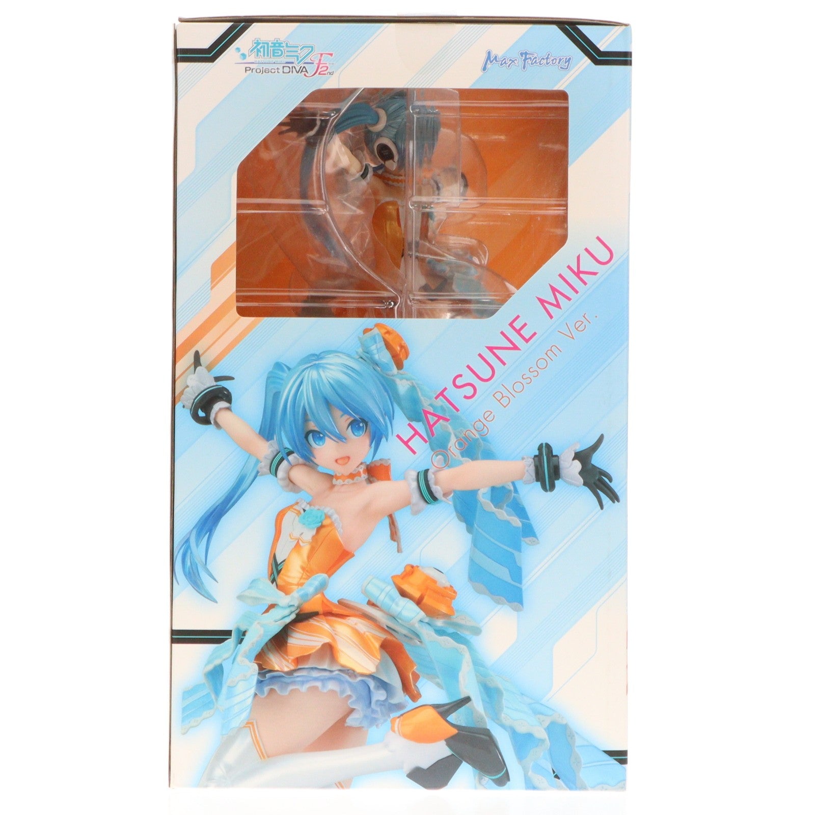 【中古即納】[FIG] 初音ミク オレンジブロッサムVer. 初音ミク-Project DIVA- F 2nd 1/7 完成品 フィギュア マックスファクトリー(20170122)