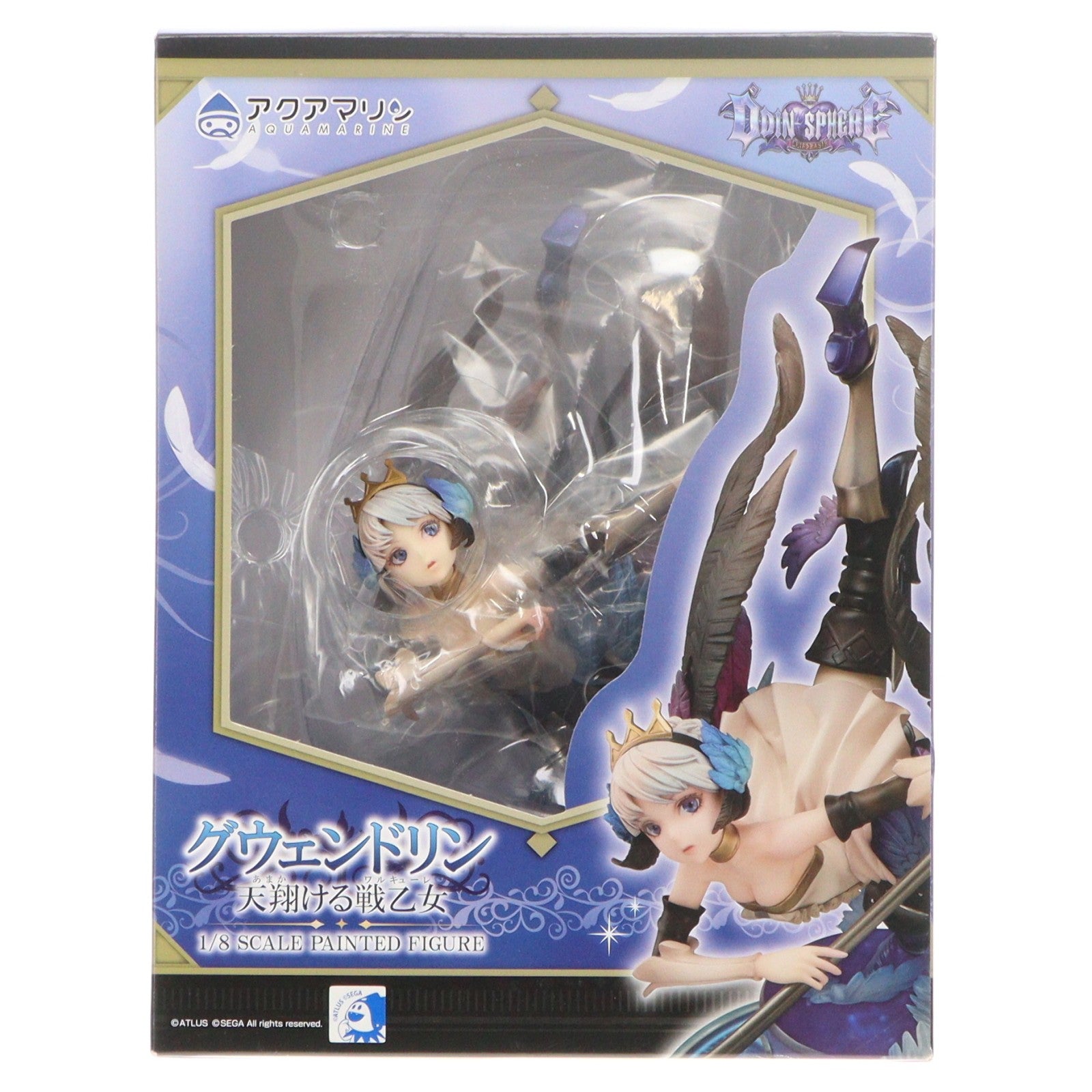 【中古即納】[FIG] グウェンドリン 天翔ける戦乙女(ワルキューレ) オーディンスフィア レイヴスラシル 1/8 完成品 フィギュア アクアマリン(20190113)