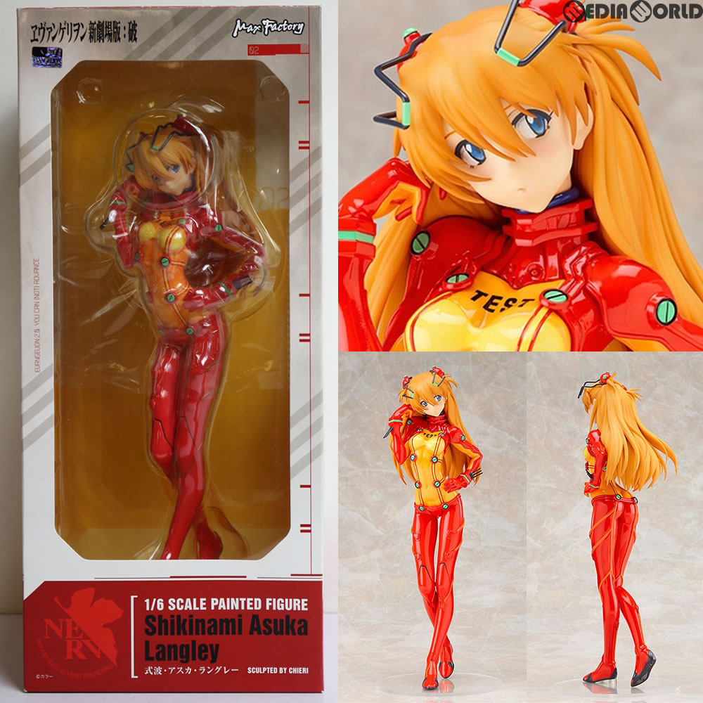 【中古即納】[FIG] 式波・アスカ・ラングレー ヱヴァンゲリヲン新劇場版・破 1/6 完成品 フィギュア マックスファクトリー(20111215)