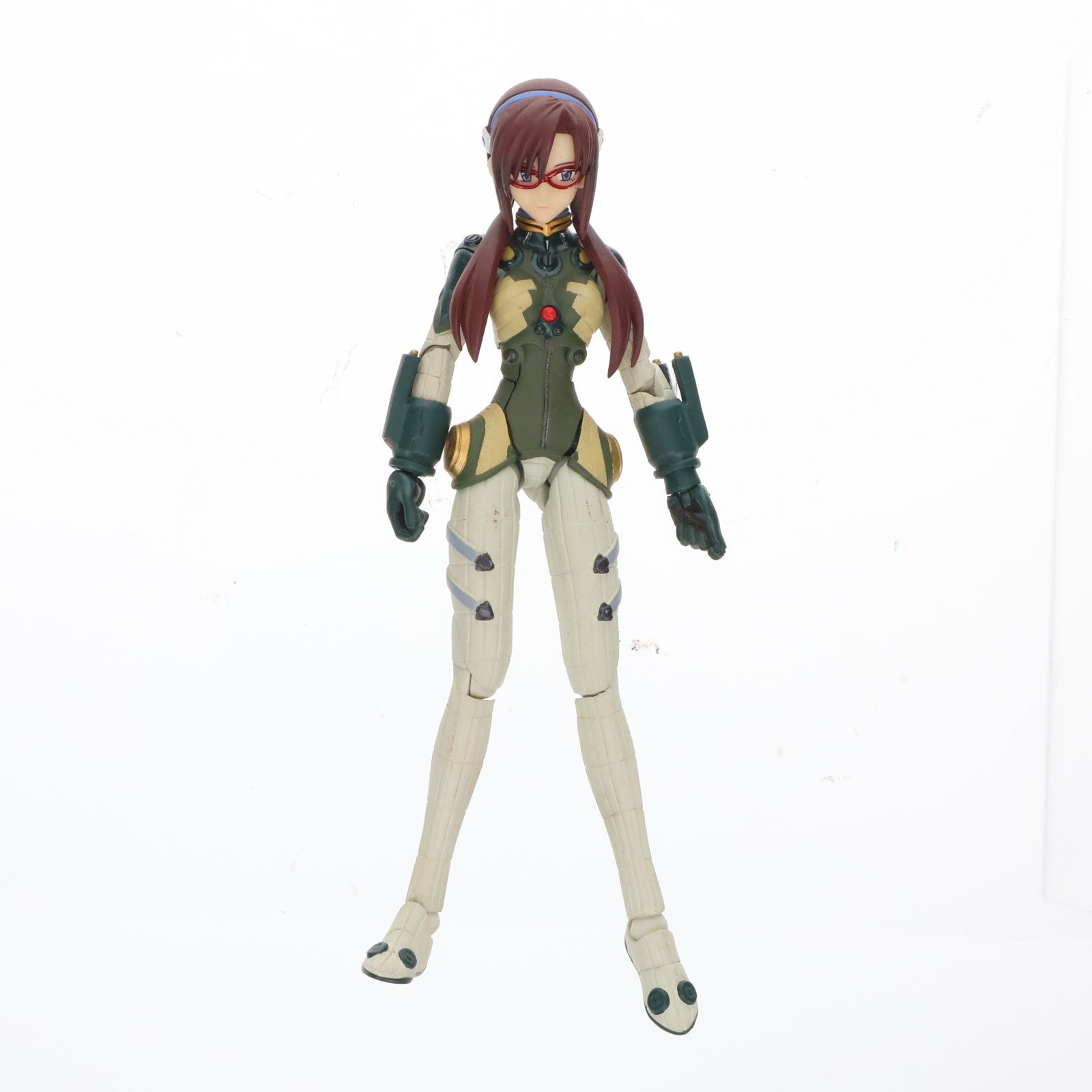 【中古即納】[FIG] フロイラインリボルテック No.020 真希波・マリ・イラストリアス 旧型プラグスーツ版 ヱヴァンゲリヲン新劇場版:破 1/10 完成品 可動フィギュア 海洋堂(20100930)