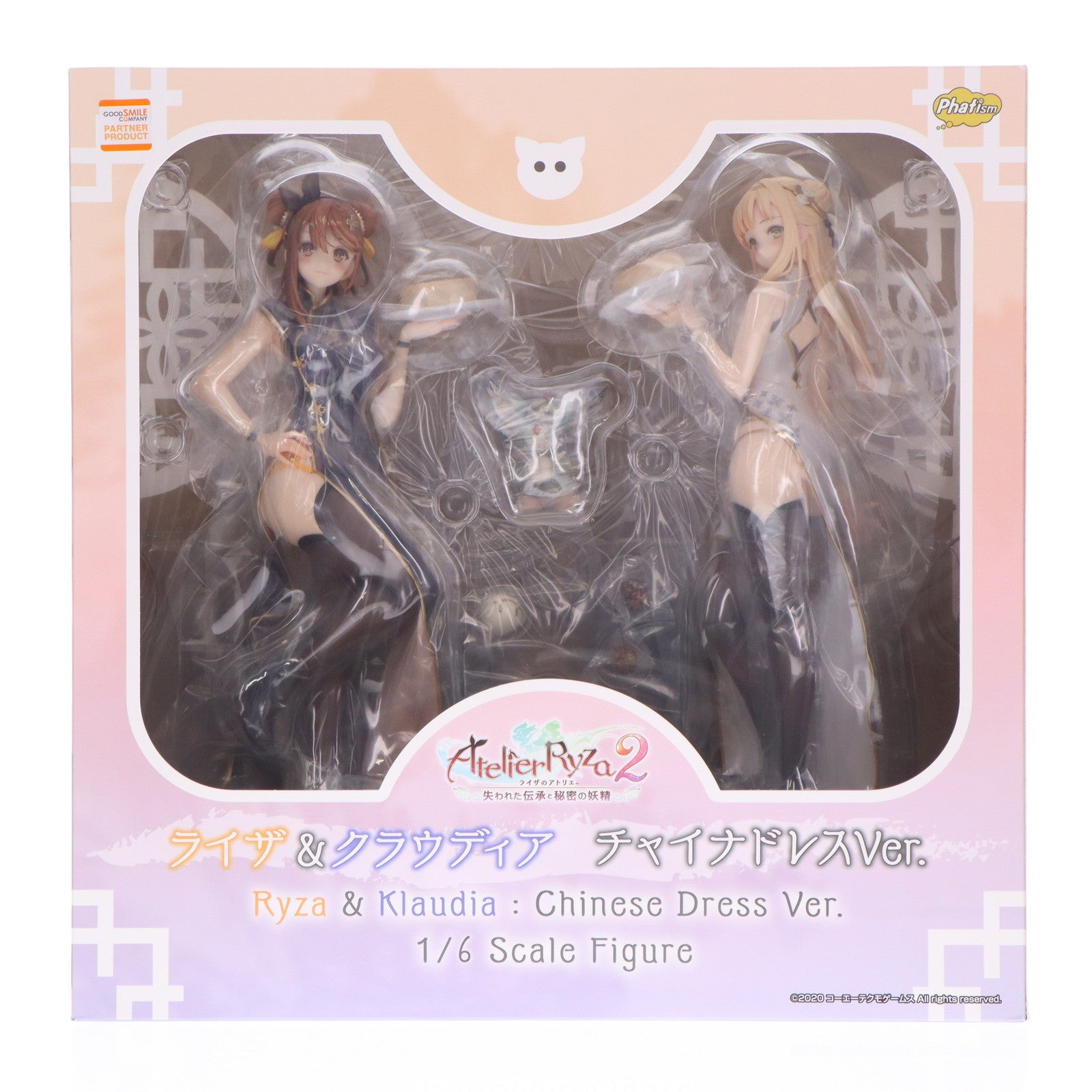 【中古即納】[FIG] ライザ&クラウディア チャイナドレスVer. ライザのアトリエ2 ～失われた伝承と秘密の妖精～ 1/6 完成品 フィギュア 一部店舗&オンラインショップ限定 Phat!(ファット・カンパニー)(20250331)