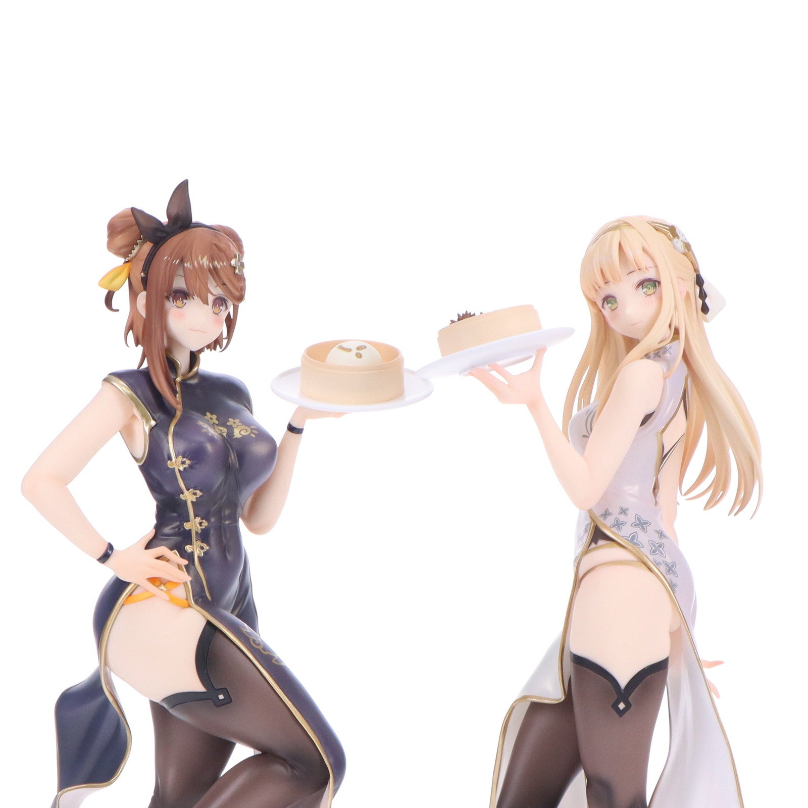 【中古即納】[FIG] ライザ&クラウディア チャイナドレスVer. ライザのアトリエ2 ～失われた伝承と秘密の妖精～ 1/6 完成品 フィギュア 一部店舗&オンラインショップ限定 Phat!(ファット・カンパニー)(20250331)