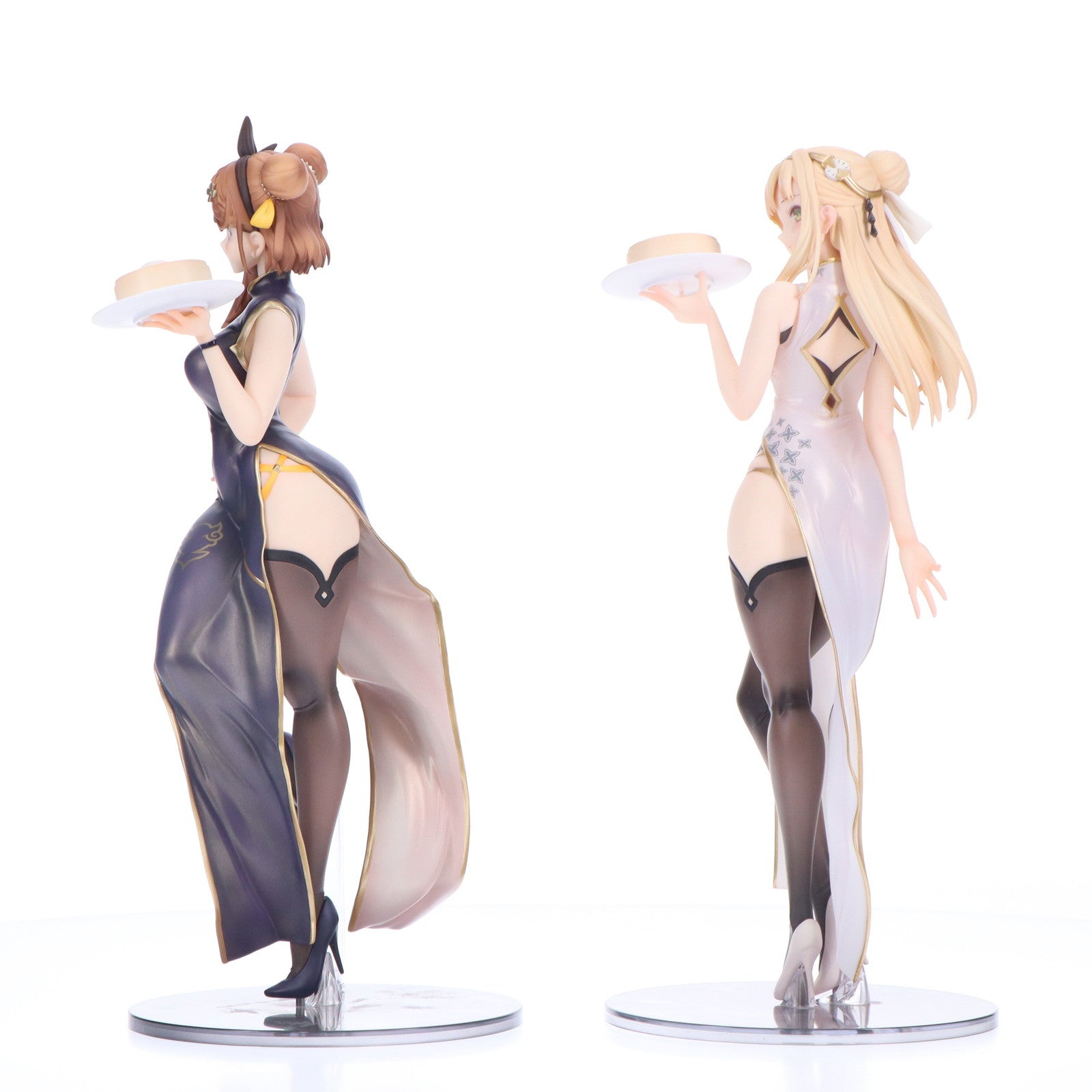 【中古即納】[FIG] ライザ&クラウディア チャイナドレスVer. ライザのアトリエ2 ～失われた伝承と秘密の妖精～ 1/6 完成品 フィギュア 一部店舗&オンラインショップ限定 Phat!(ファット・カンパニー)(20250331)