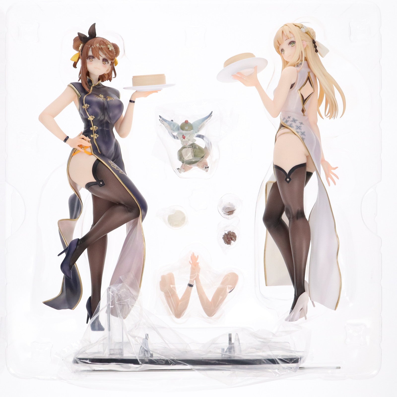 【中古即納】[FIG] ライザ&クラウディア チャイナドレスVer. ライザのアトリエ2 ～失われた伝承と秘密の妖精～ 1/6 完成品 フィギュア 一部店舗&オンラインショップ限定 Phat!(ファット・カンパニー)(20250331)
