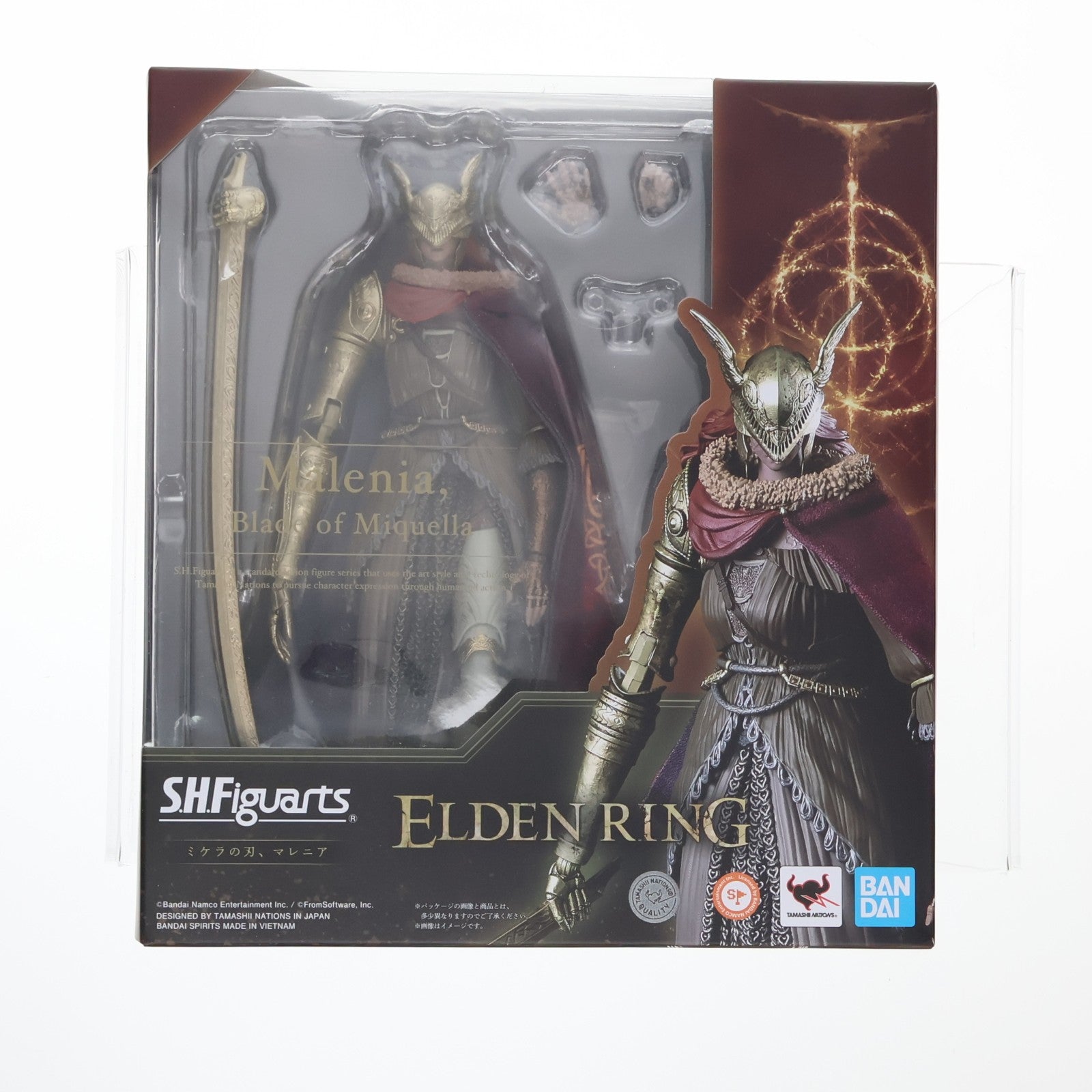 【中古即納】[FIG] S.H.Figuarts(フィギュアーツ) ミケラの刃、マレニア ELDEN RING(エルデンリング) 完成品 可動フィギュア バンダイスピリッツ(20250726)