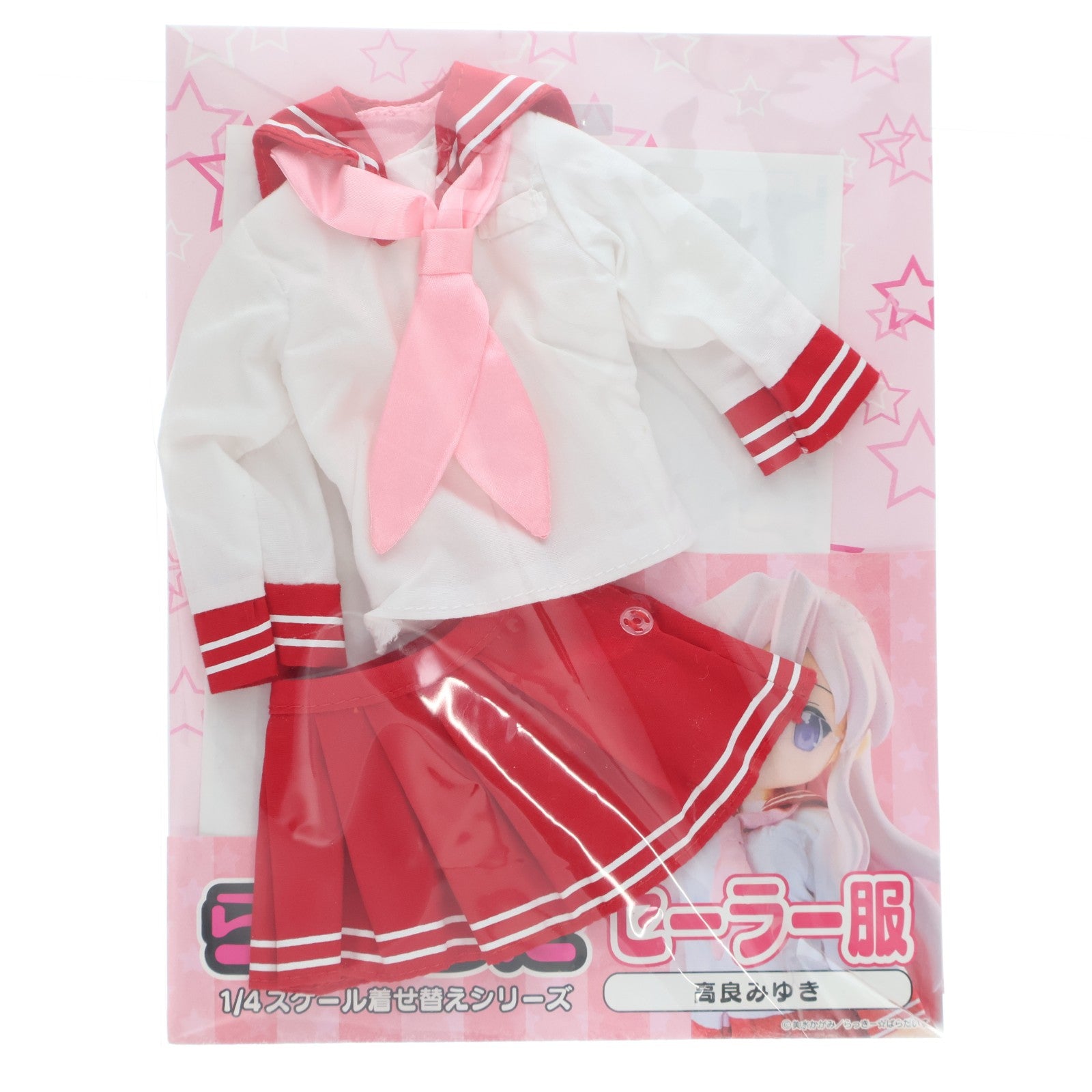 【中古即納】[FIG] (アクセサリ単品) 1/4スケール着せ替えシリーズ 高良みゆき用セーラー服 らき☆すた 完成品 フィギュア用アクセサリ ワンフェス2010冬&GOODSMILE ONLINE SHOP限定 FREEing(フリーイング)(20100207)