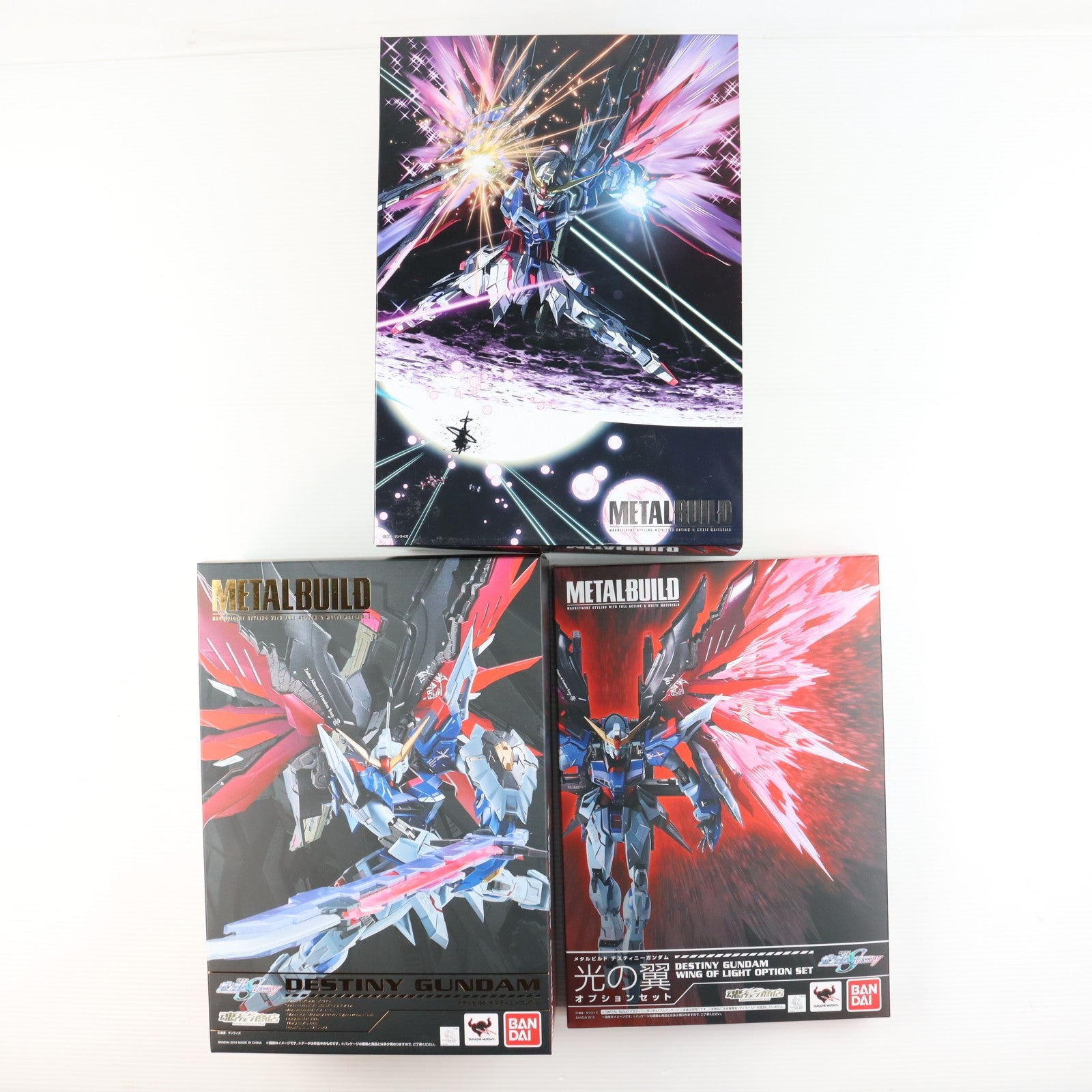 【中古即納】[FIG] 魂ウェブ商店限定 METAL BUILD デスティニーガンダム(フルパッケージ) 機動戦士ガンダムSEED DESTINY(シード デスティニー) 完成品 可動フィギュア バンダイ(20161031)