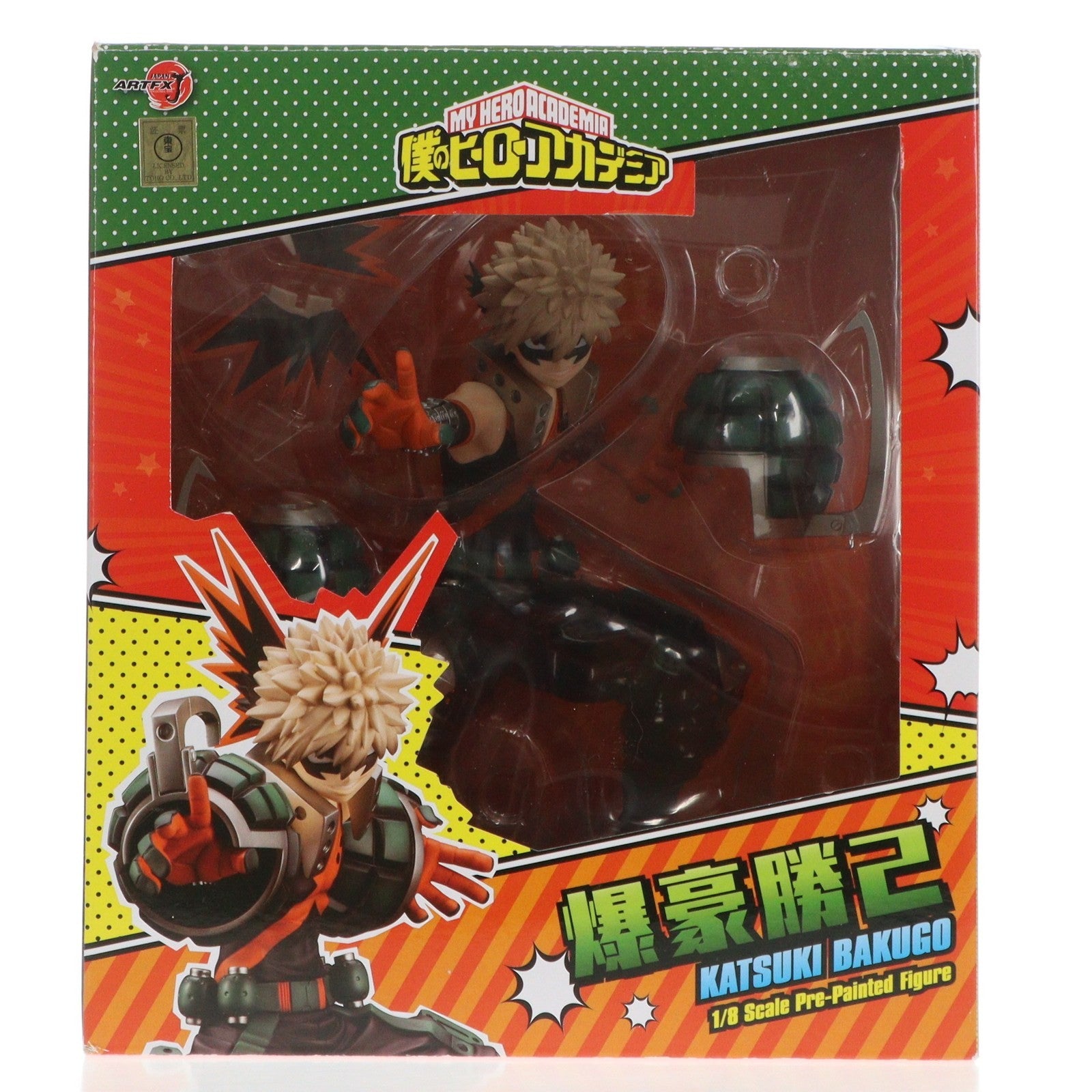 【中古即納】[FIG] コトブキヤショップ限定特典付属 ARTFX J 爆豪勝己(ばくごうかつき) 僕のヒーローアカデミア 1/8 完成品 フィギュア(PP790) コトブキヤ(20190831)