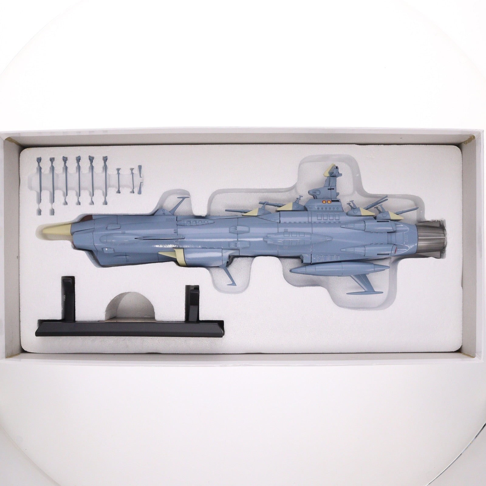 【中古即納】[TOY] 大合金 METAL STATUE 地球連合艦隊 旗艦アンドロメダ アニメカラー版 さらば宇宙戦艦ヤマト 愛の戦士たち 完成トイ マーミット(20090731)