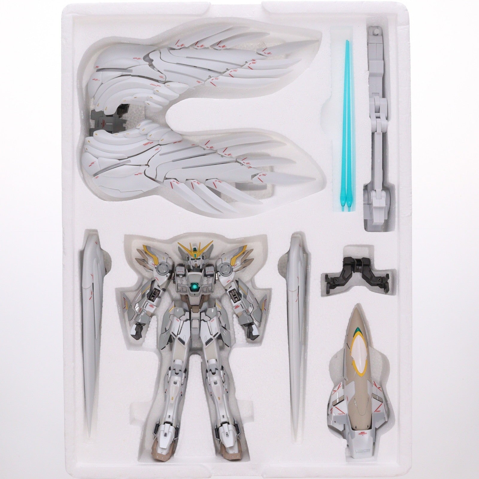 【中古即納】[FIG] (再販) 魂ウェブ商店限定 GUNDAM FIX FIGURATION METAL COMPOSITE ウイングガンダムスノーホワイトプレリュード 新機動戦記ガンダムW Frozen Teardrop(ウイング フローズンティアドロップ) 完成品 可動フィギュア バンダイスピリッツ(20240517)