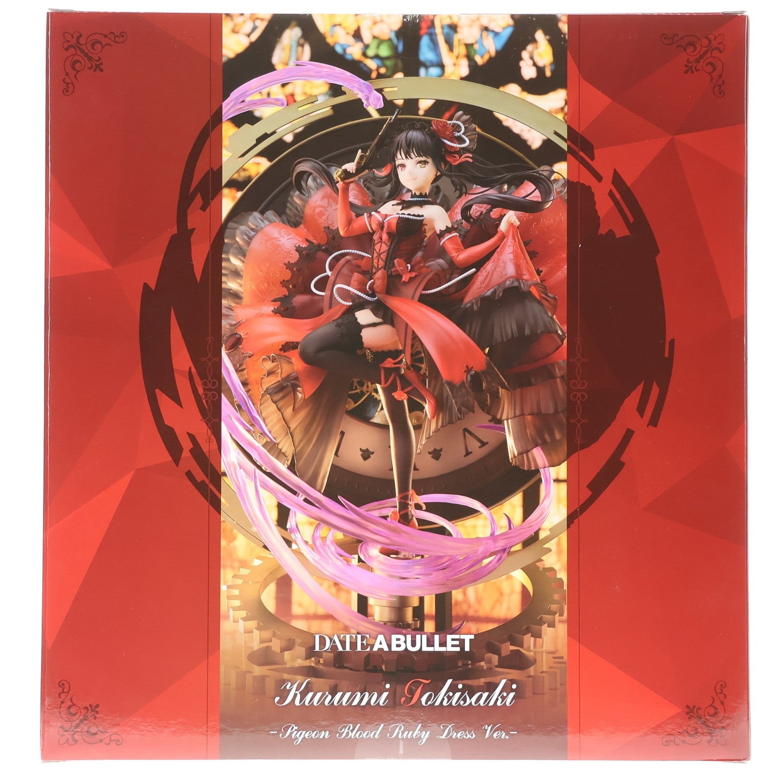 【中古即納】[FIG] 公式通販&Amazon限定特典 SHIBUYA SCRAMBLE FIGURE 時崎狂三(ときさくくるみ) - Pigeon Blood Ruby Dress Ver. - デート・ア・バレット 1/7 完成品 フィギュア eStream/アルファサテライト(20211130)