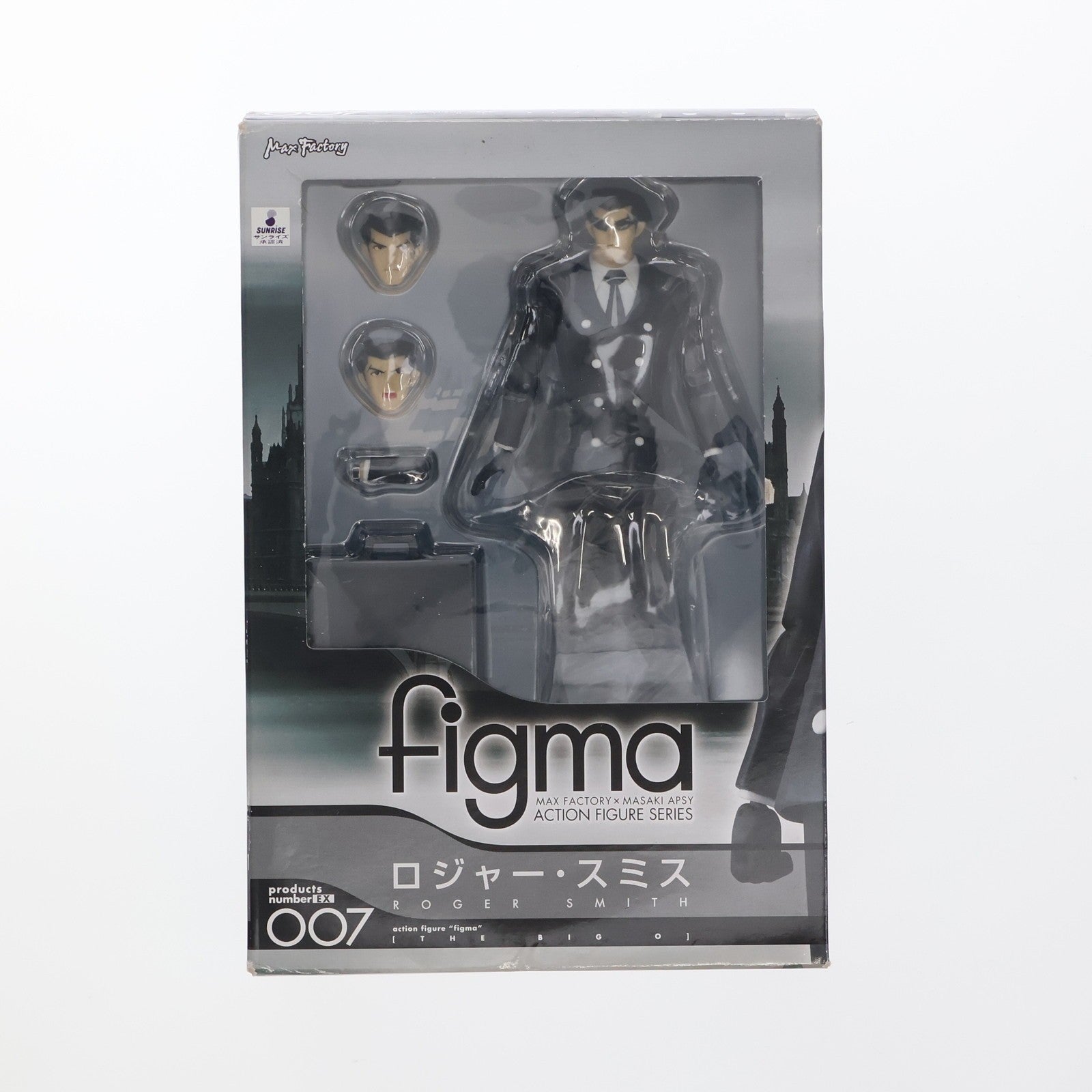 【中古即納】[FIG] figma(フィグマ) EX-007 ロジャー・スミス THE ビッグオー 完成品 可動フィギュア ワンフェス2011夏&GOODSMILE ONLINE SHOP限定 マックスファクトリー(20110724)