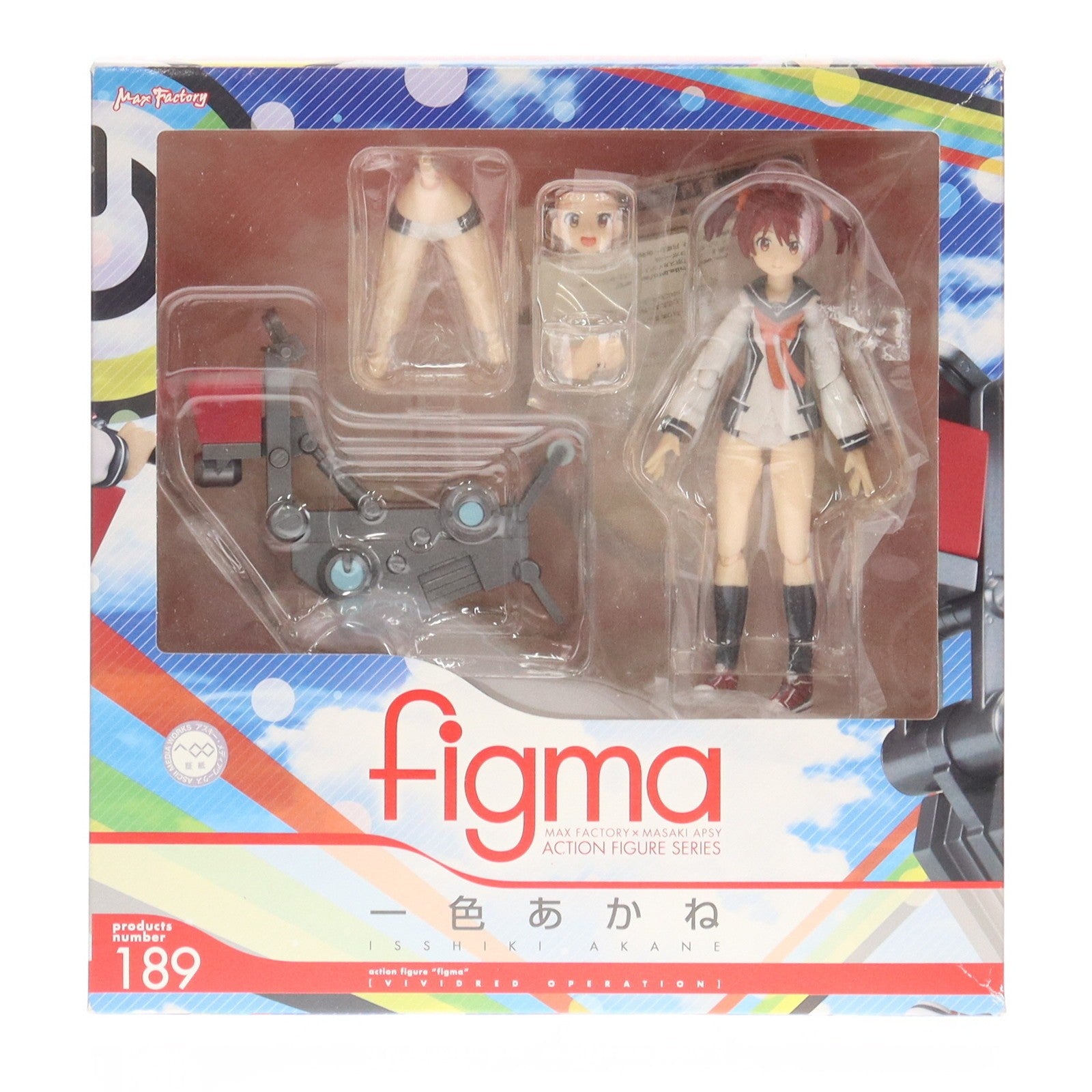 【中古即納】[FIG] figma(フィグマ) 189 一色あかね(いっしきあかね) ビビッドレッド・オペレーション 完成品 可動フィギュア マックスファクトリー(20130824)