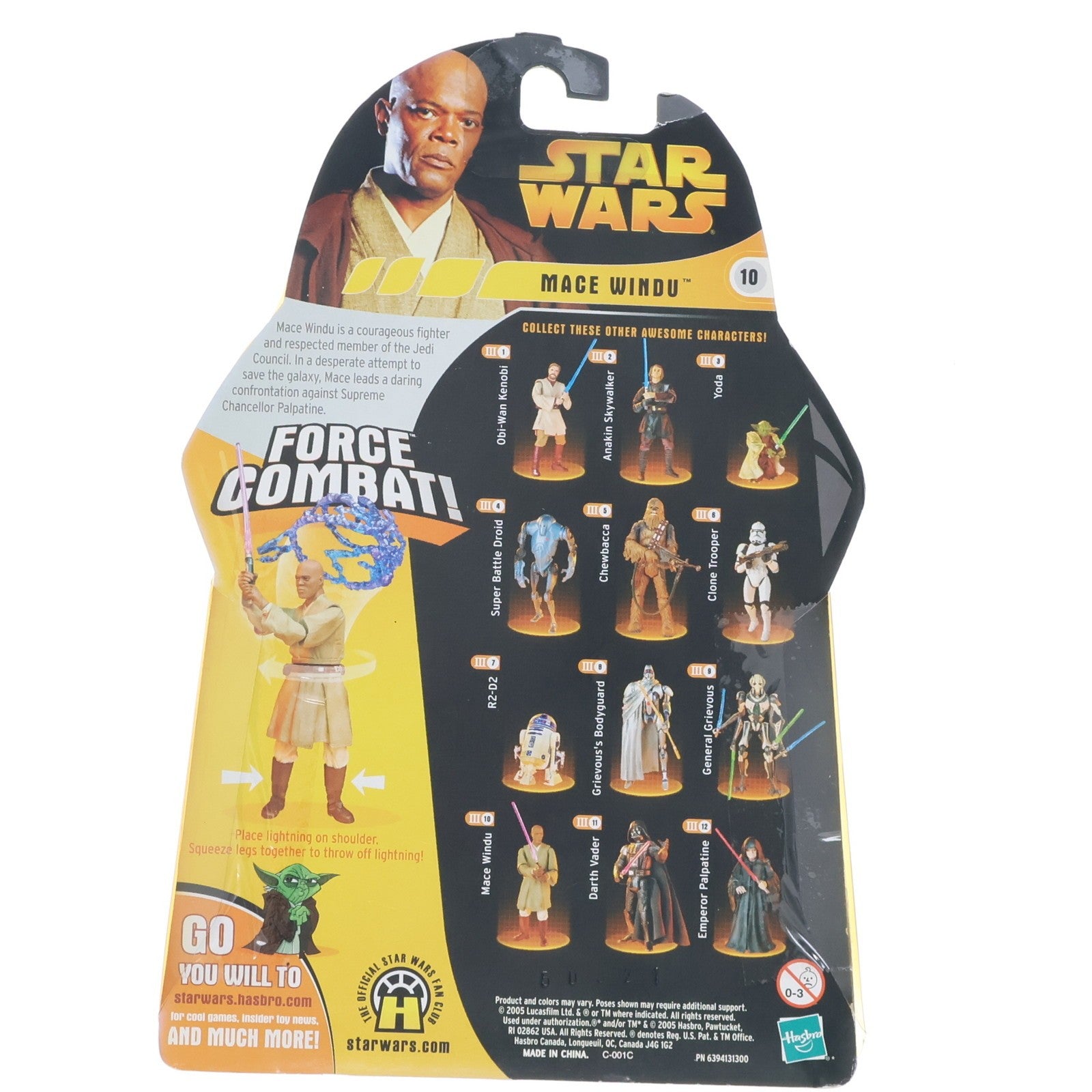 【中古即納】[FIG] スター・ウォーズ ベーシックフィギュア メイス・ウィンドゥ STAR WARS エピソード3/シスの復讐 完成品 可動フィギュア(85283)(20050402)