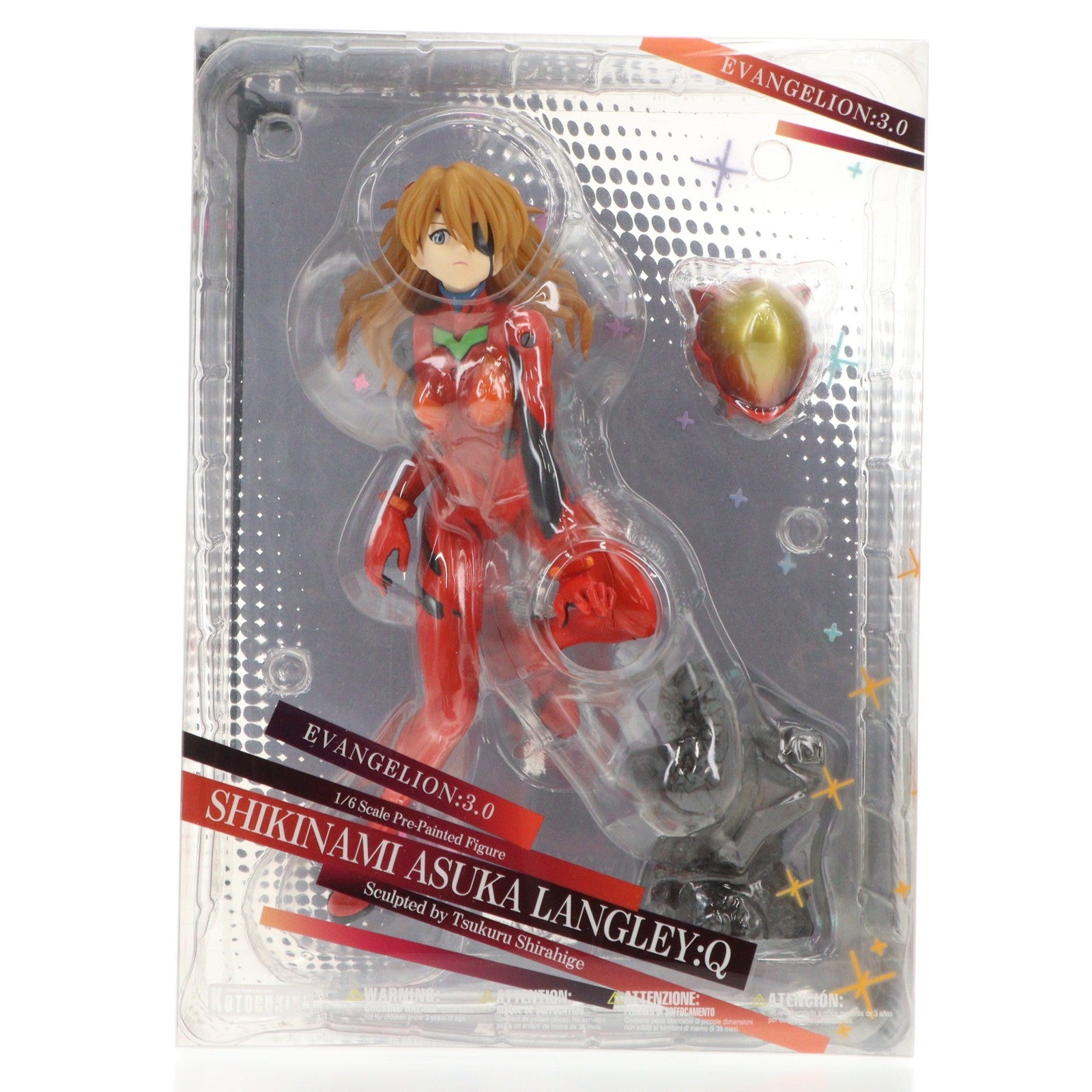 【中古即納】[FIG] 式波・アスカ・ラングレー:Q～プラグスーツver.～ ヱヴァンゲリヲン新劇場版 1/6 完成品 フィギュア コトブキヤ(20130626)