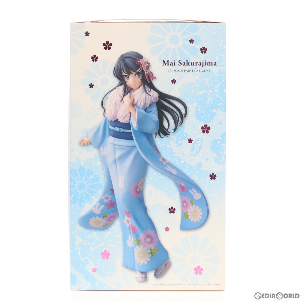 【中古即納】[FIG] ANIPLEX+限定 桜島麻衣(さくらじままい) 晴着ver. 青春ブタ野郎はバニーガール先輩の夢を見ない 1/7 完成品 フィギュア(MD19-0704001) アニプレックス(20201231)