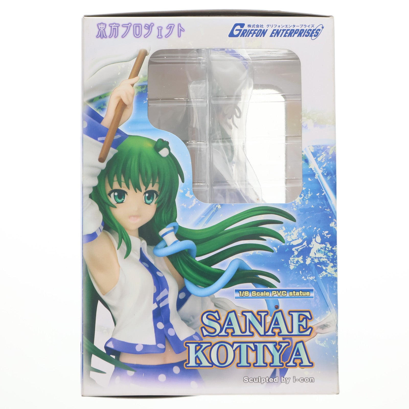 【中古即納】[FIG] 祀られる風の人間 東風谷早苗(こちやさなえ) 東方Project 1/8 完成品 フィギュア グリフォンエンタープライズ(20110630)