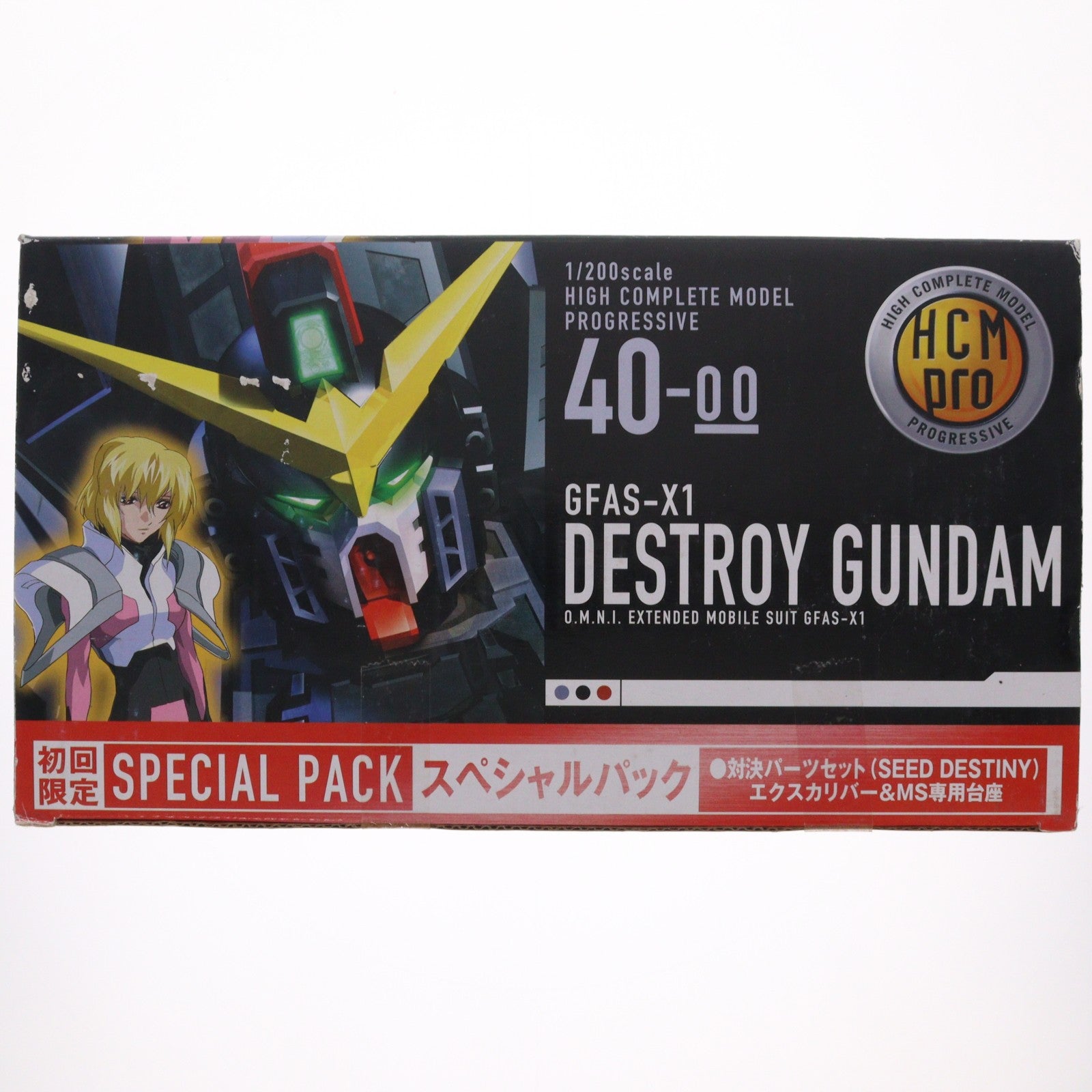 【中古即納】[FIG] HCM-Pro 40 デストロイガンダム 初回限定版 機動戦士ガンダムSEED DESTINY(シード デスティニー) 完成品 可動フィギュア バンダイ(20070528)