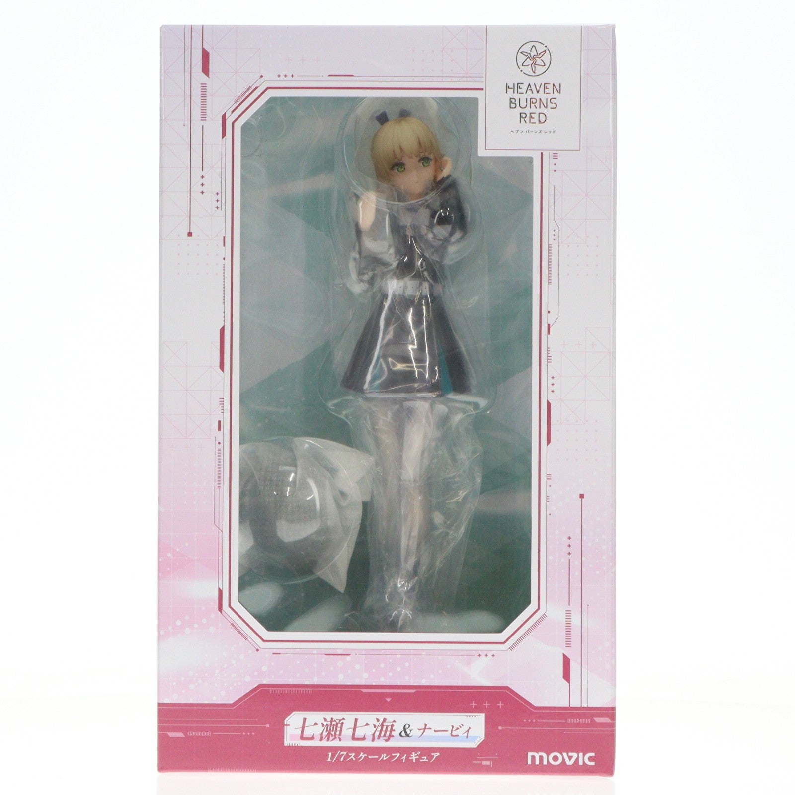 【中古即納】[FIG] 七瀬七海&ナービィ(ななせななみ&ナービィ) ヘブンバーンズレッド 1/7 完成品 フィギュア ムービック(20251225)