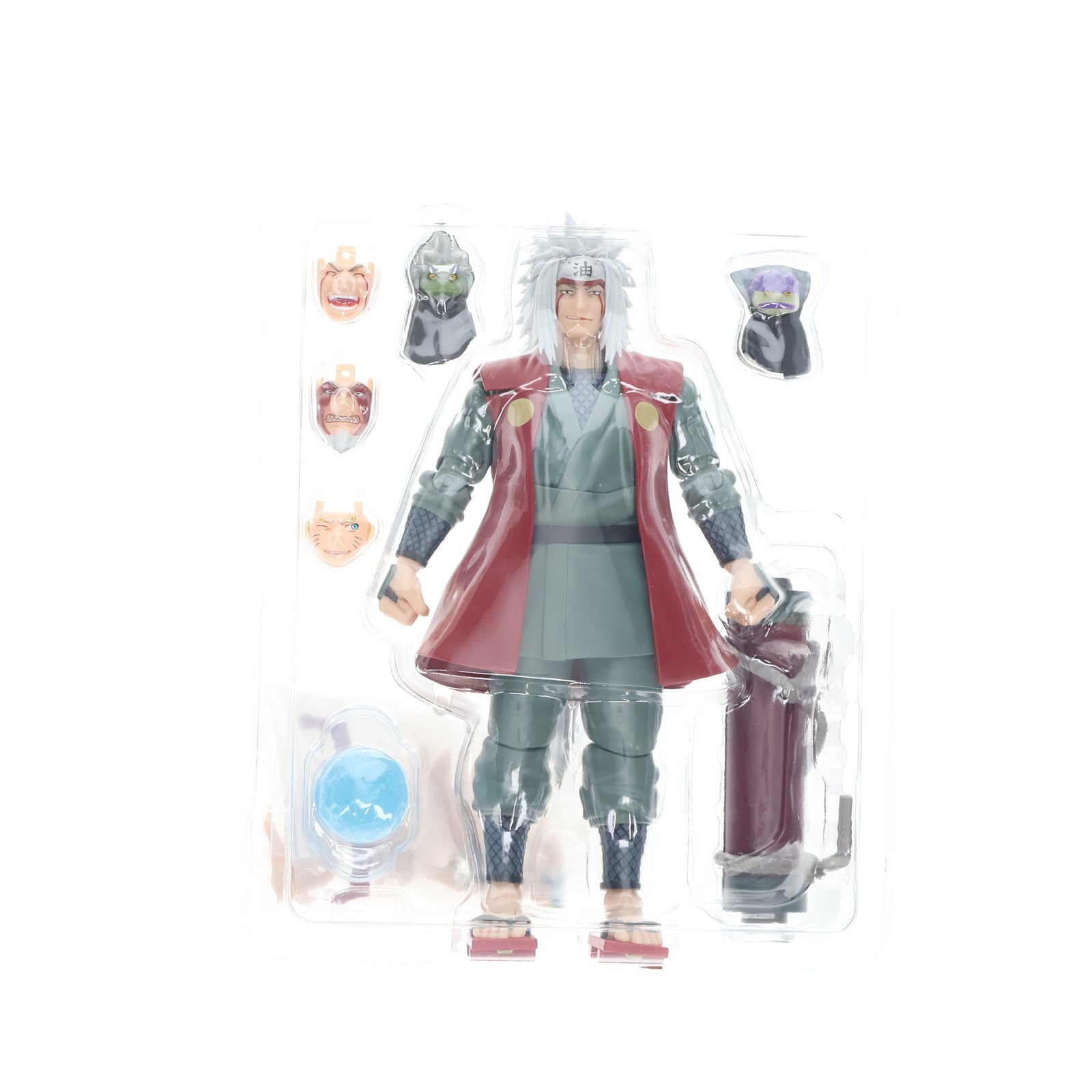 【中古即納】[FIG] 魂ウェブ商店限定 S.H.Figuarts(フィギュアーツ) 自来也(じらいや) -仙術極めし木ノ葉の豪傑- 仙人モードセット NARUTO-ナルト- 疾風伝 完成品 可動フィギュア バンダイスピリッツ(20250825)