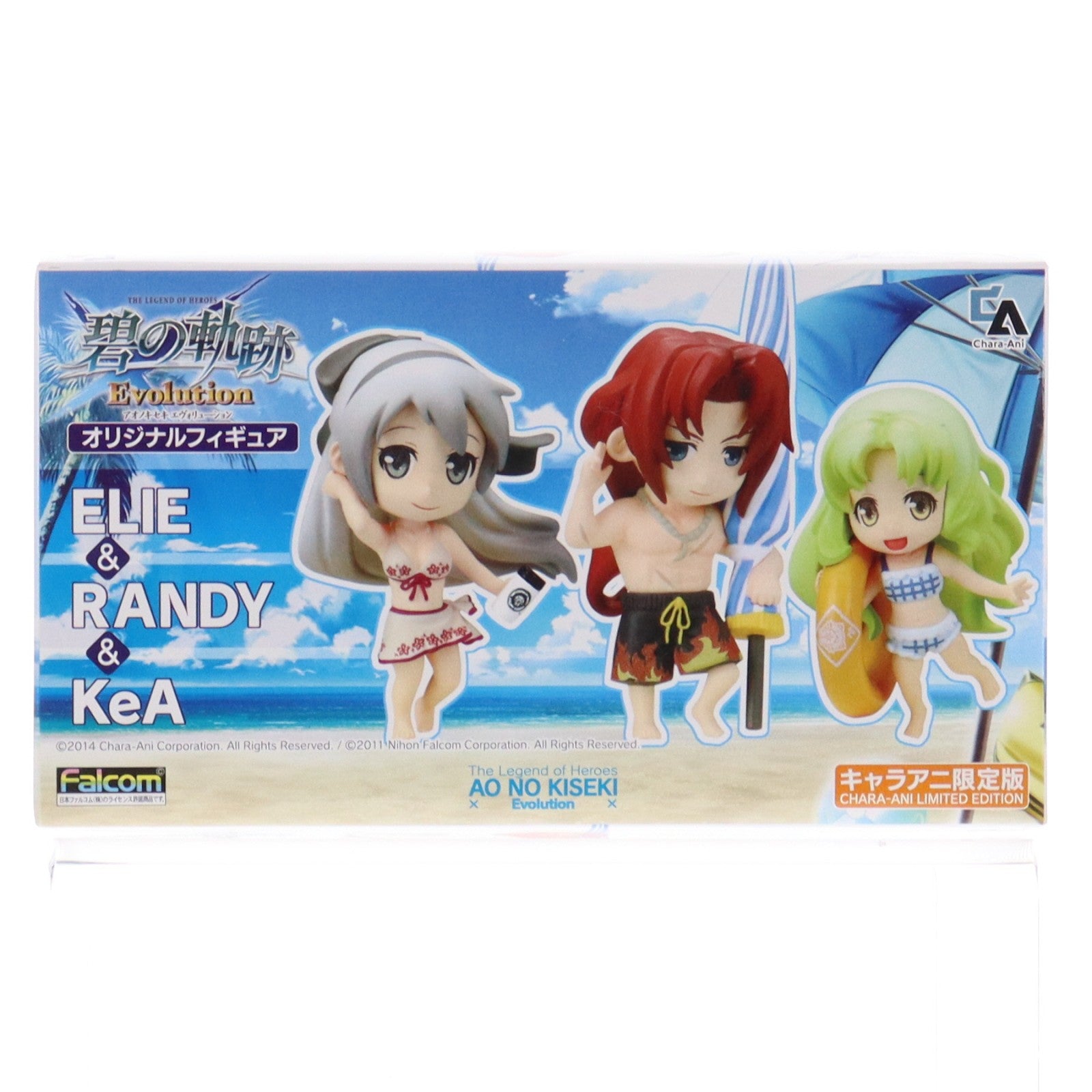 【中古即納】[FIG] (フィギュア単品) エリィ&ランディ&キーア オリジナルフィギュア PSVitaソフト 英雄伝説 碧の軌跡 Evolution キャラアニ限定BOX 同梱品 完成品 角川ゲームス/キャラアニ(20140612)