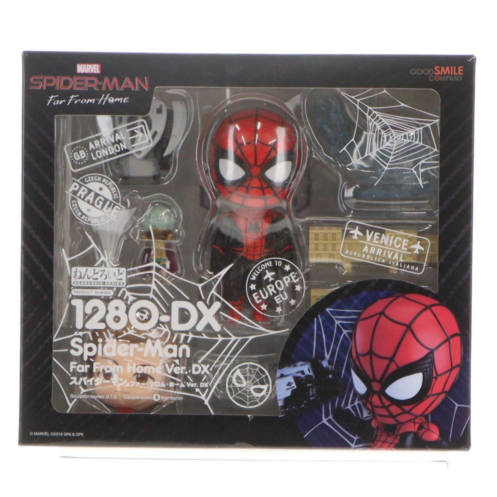 【中古即納】[FIG] ねんどろいど 1280-DX スパイダーマン ファー・フロム・ホーム Ver. DX 完成品 可動フィギュア グッドスマイルカンパニー(20200731)