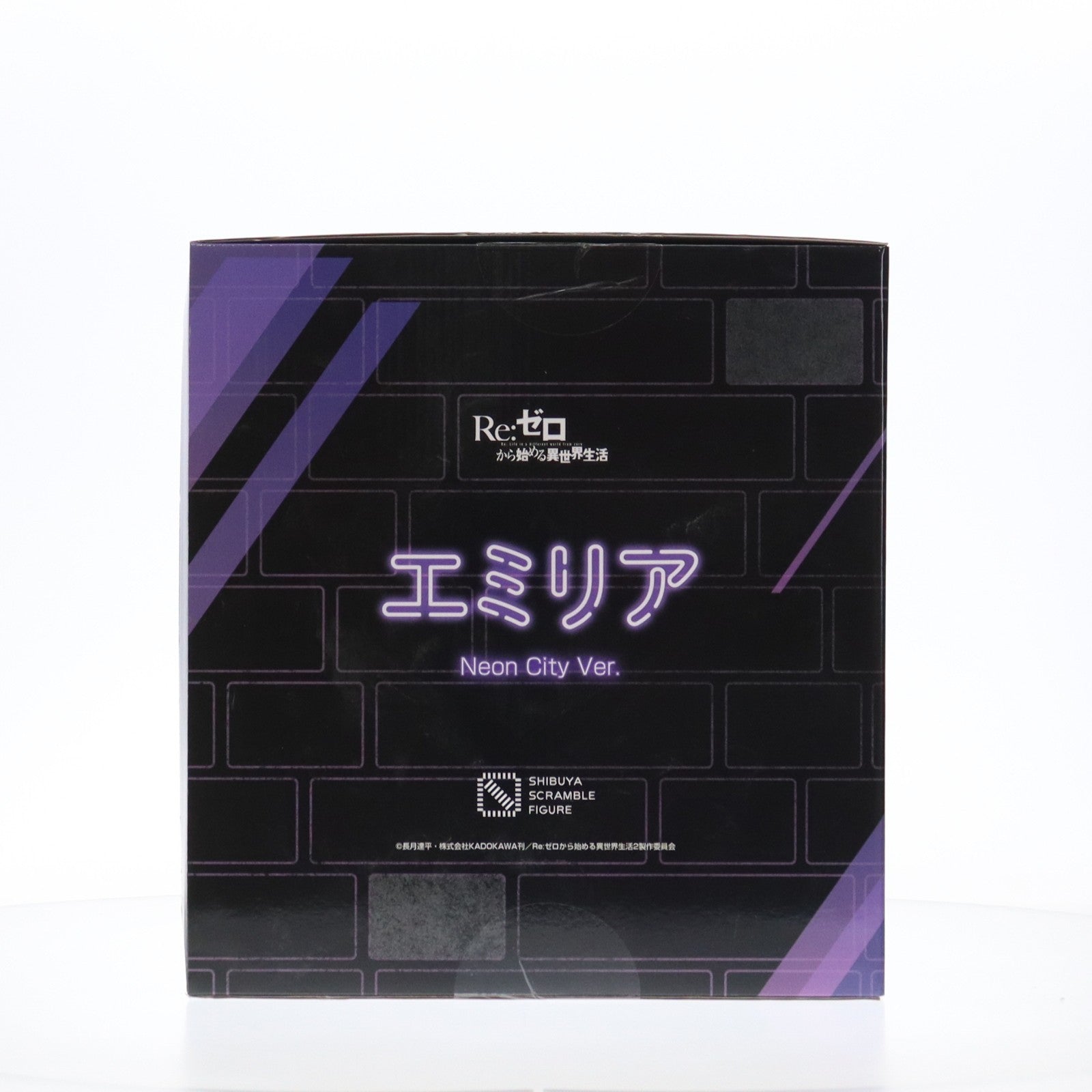 【中古即納】[FIG] eStream Store限定 SHIBUYA SCRAMBLE FIGURE エミリア -Neon City Ver.- Re:ゼロから始める異世界生活 1/7 完成品 フィギュア eStream(20220630)