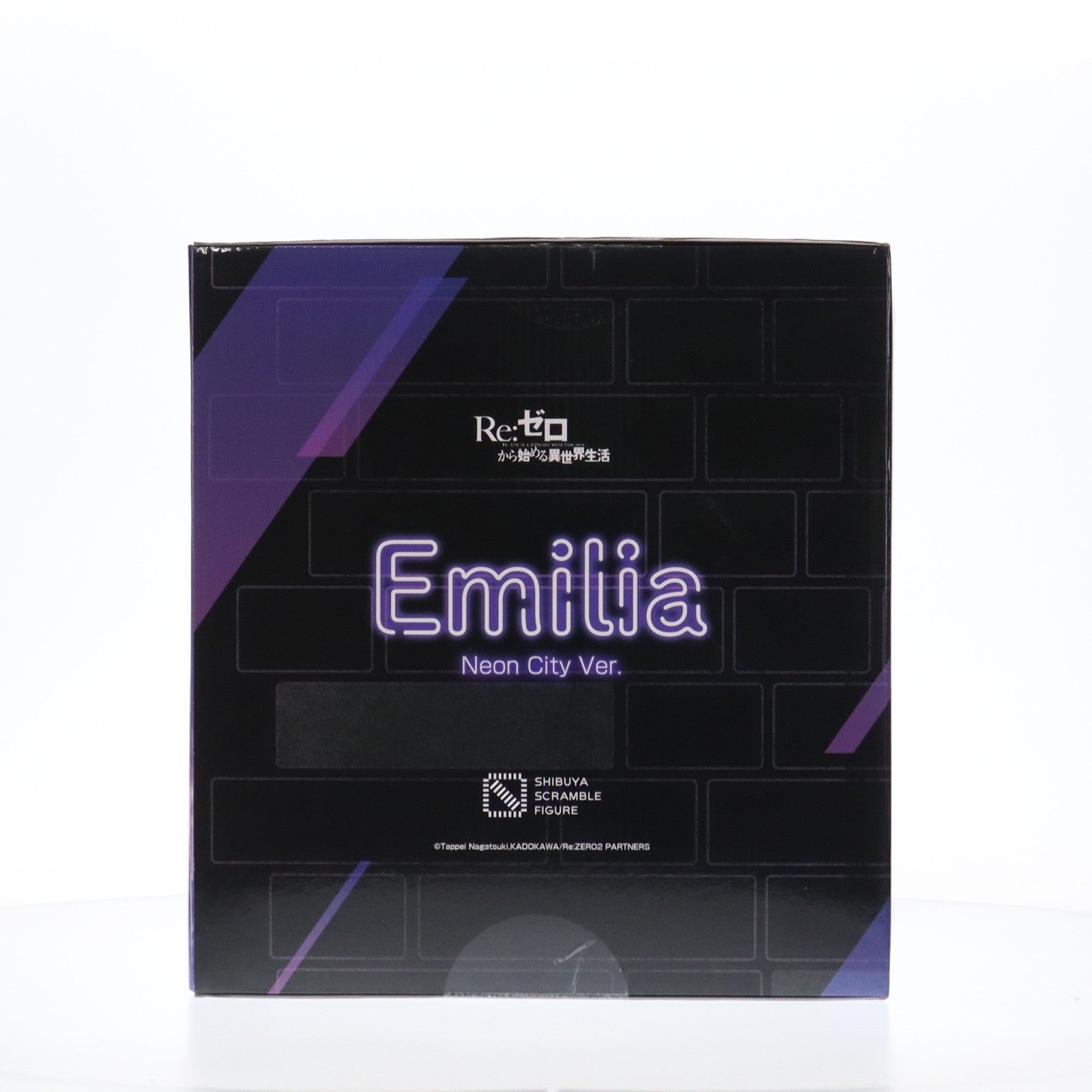 【中古即納】[FIG] eStream Store限定 SHIBUYA SCRAMBLE FIGURE エミリア -Neon City Ver.- Re:ゼロから始める異世界生活 1/7 完成品 フィギュア eStream(20220630)