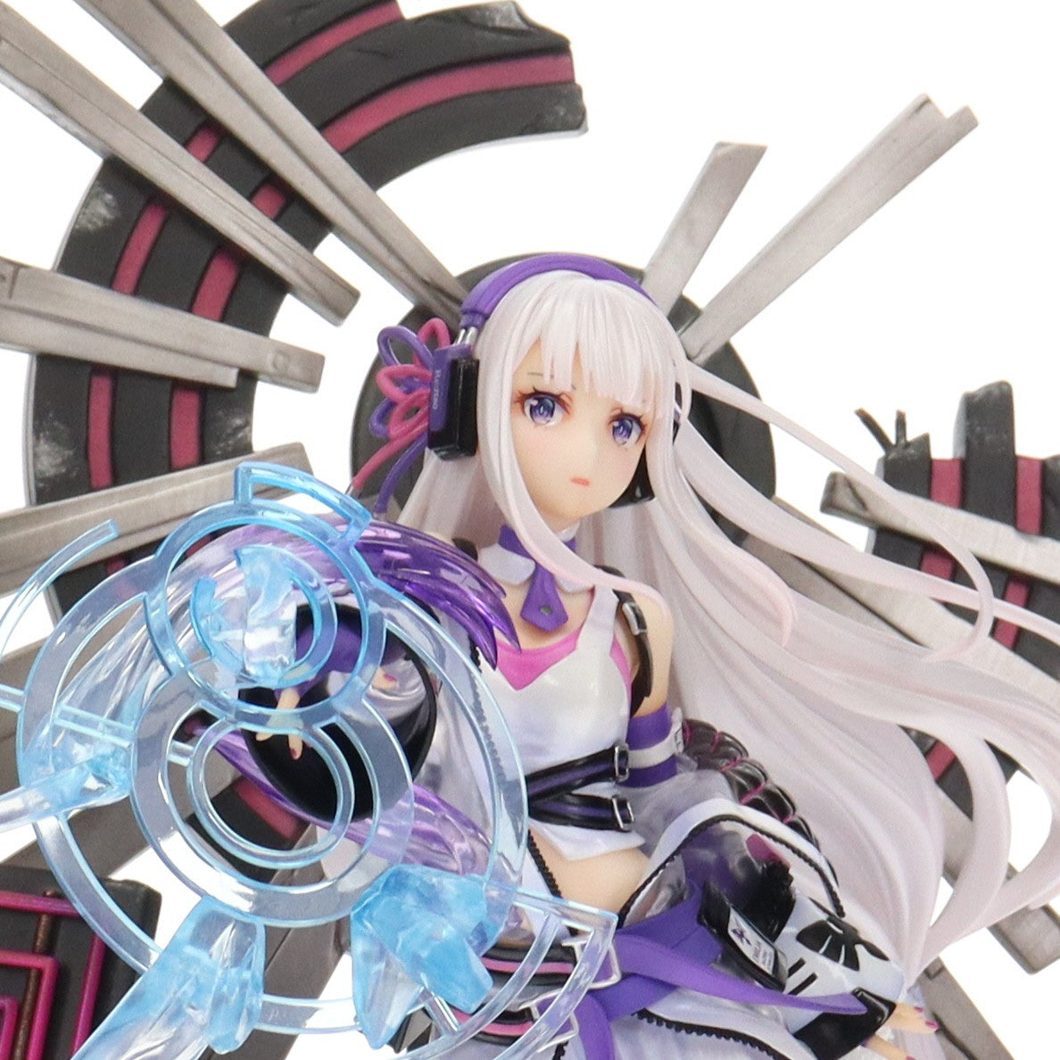 【中古即納】[FIG] eStream Store限定 SHIBUYA SCRAMBLE FIGURE エミリア -Neon City Ver.- Re:ゼロから始める異世界生活 1/7 完成品 フィギュア eStream(20220630)