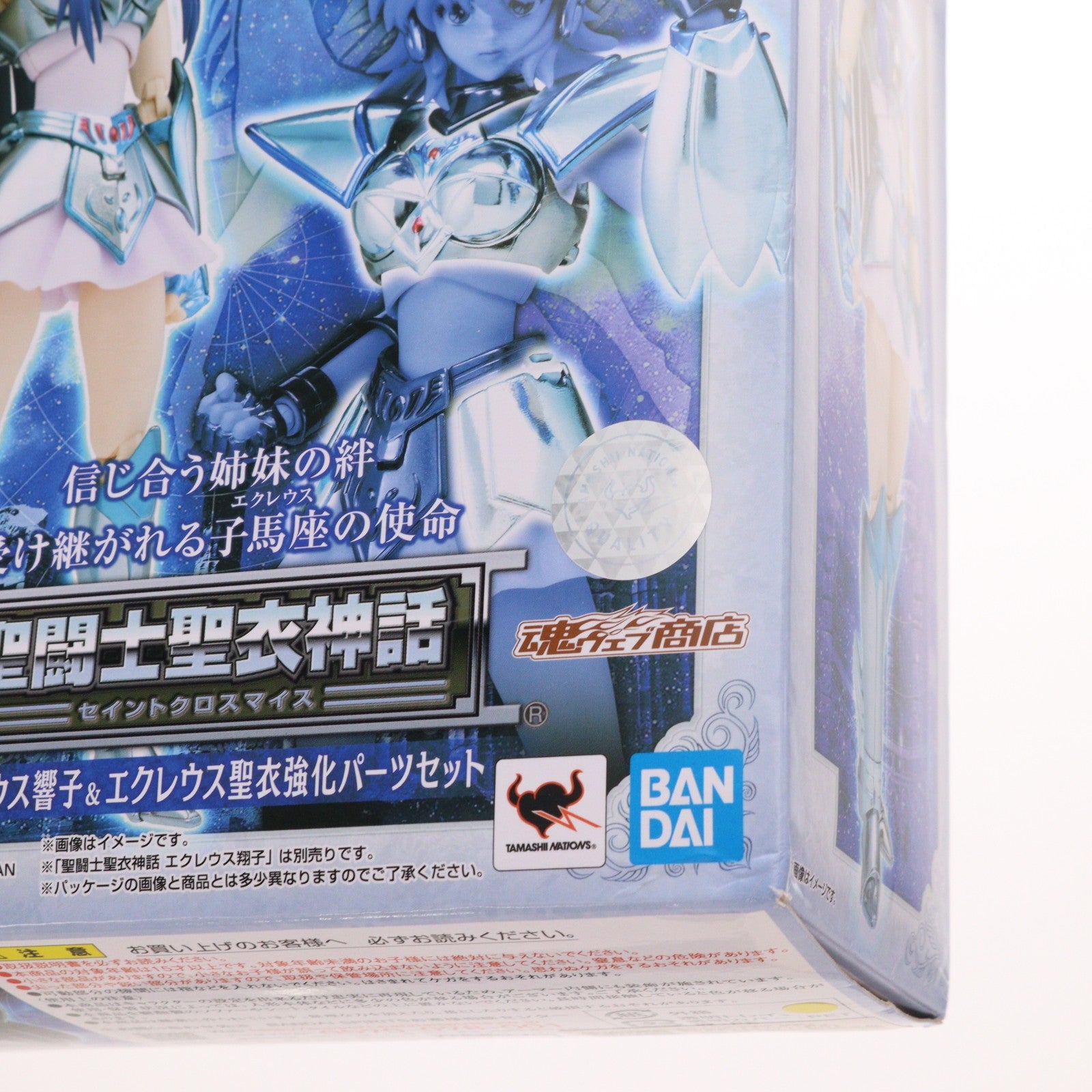 【中古即納】[FIG] 魂ウェブ商店限定 聖闘士聖衣神話 エクレウス響子&エクレウス聖衣強化パーツセット 聖闘士星矢 セインティア翔 完成品 可動フィギュア バンダイスピリッツ(20191130)