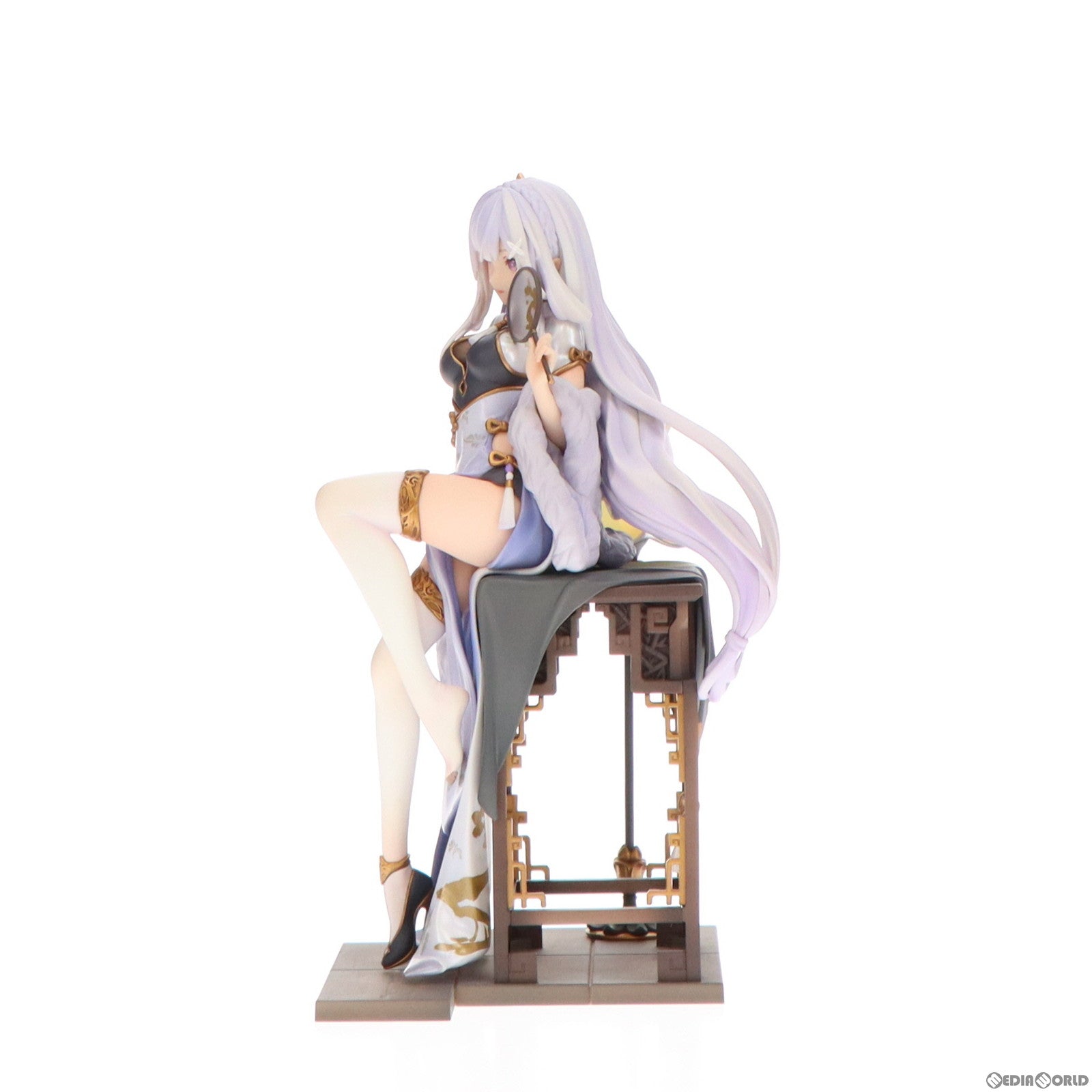 【中古即納】[FIG] カドカワストア限定 KDcolle エミリア優雅美人ver. Re:ゼロから始める異世界生活 1/7 完成品 フィギュア KADOKAWA(カドカワ)(20230331)