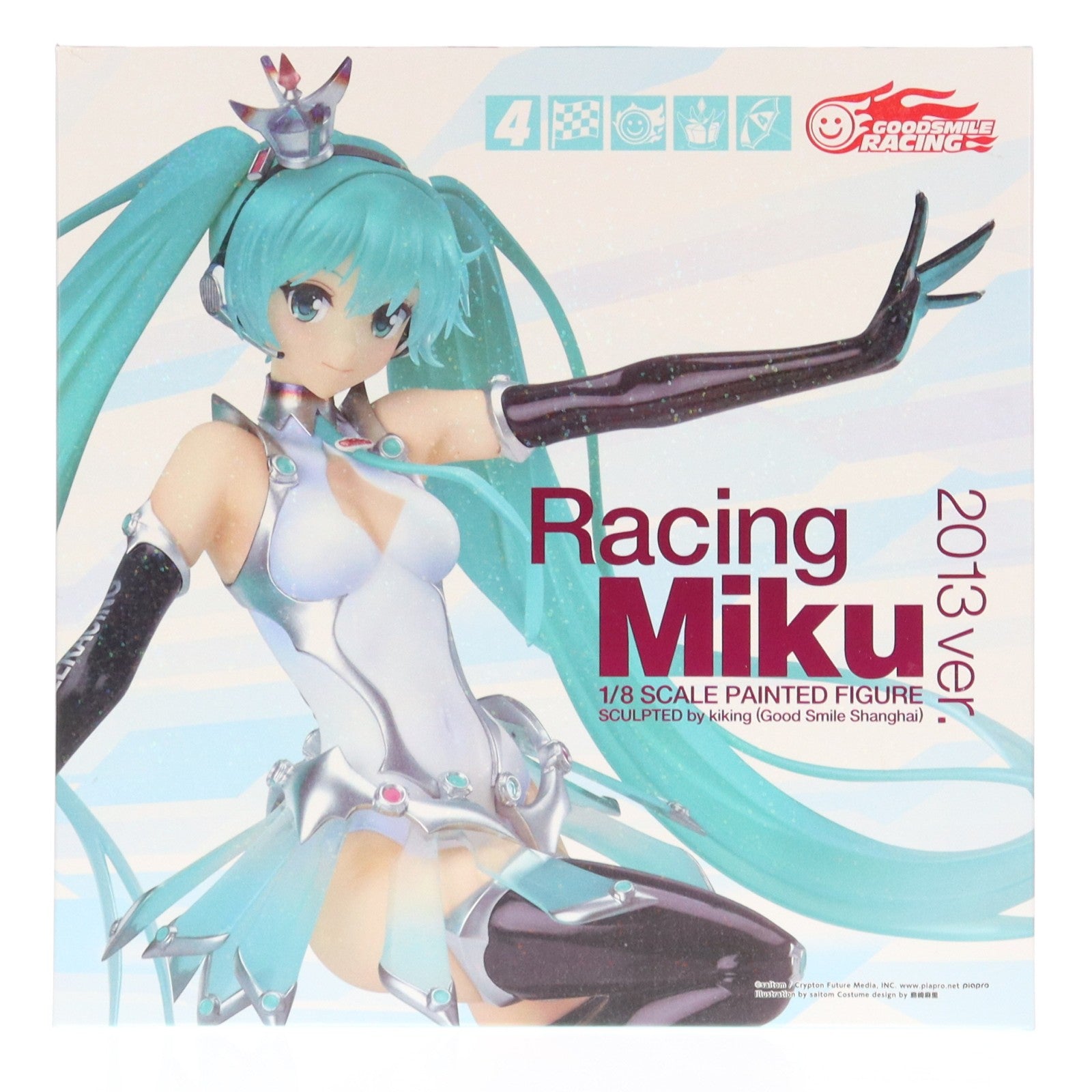 【中古即納】[FIG] レーシングミク 2013 ver. 初音ミク GTプロジェクト 1/8 完成品 フィギュア グッドスマイルレーシング(20140628)