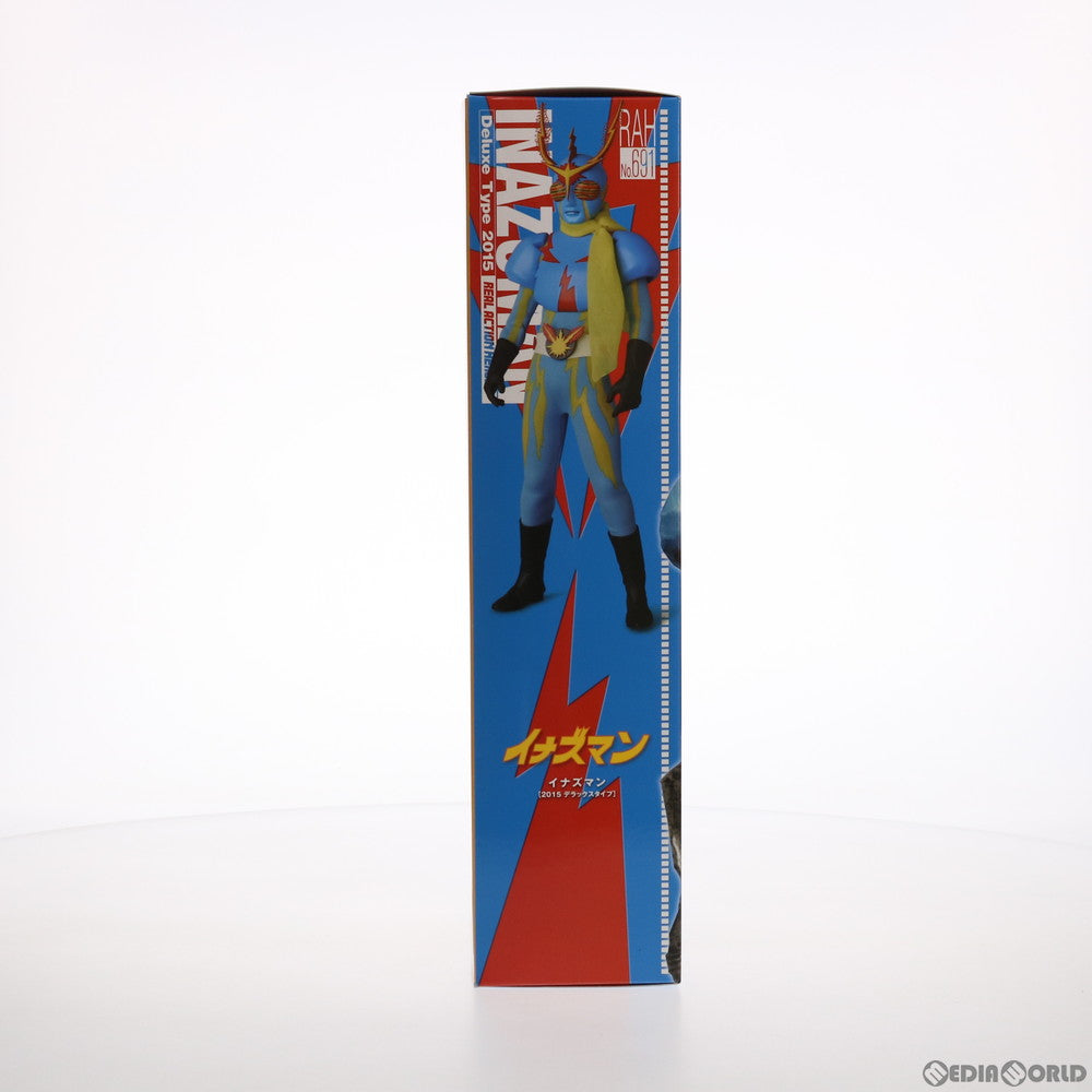 【中古即納】[FIG] リアルアクションヒーローズ No.691 RAH DX イナズマン 完成品 可動フィギュア タイムハウス/メディコム・トイ(20150630)
