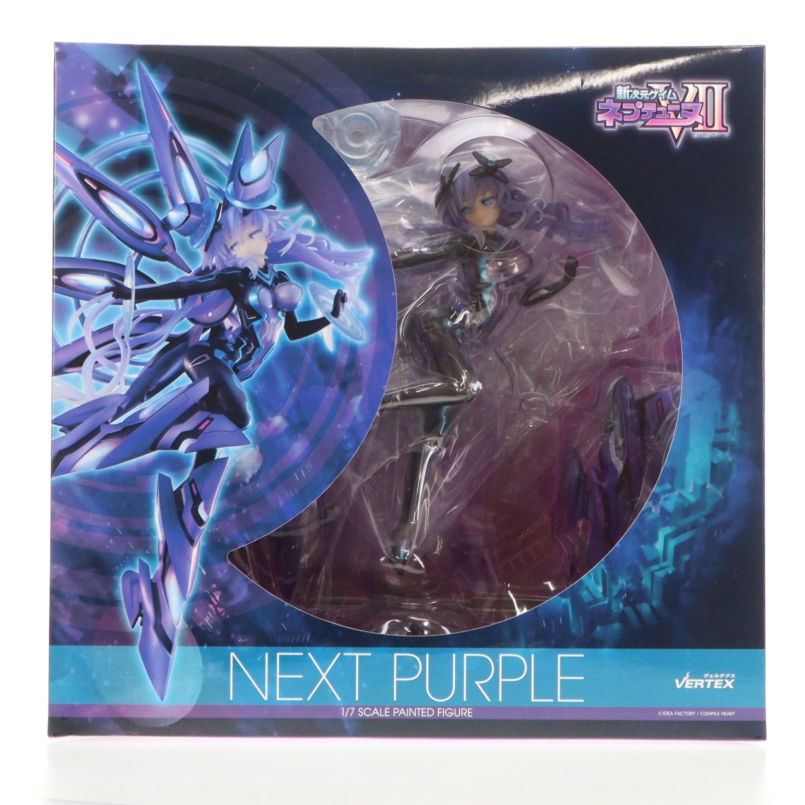 【中古即納】[FIG] ネクストパープル 新次元ゲイム ネプテューヌVII 1/7 完成品 フィギュア ヴェルテクス(20170902)