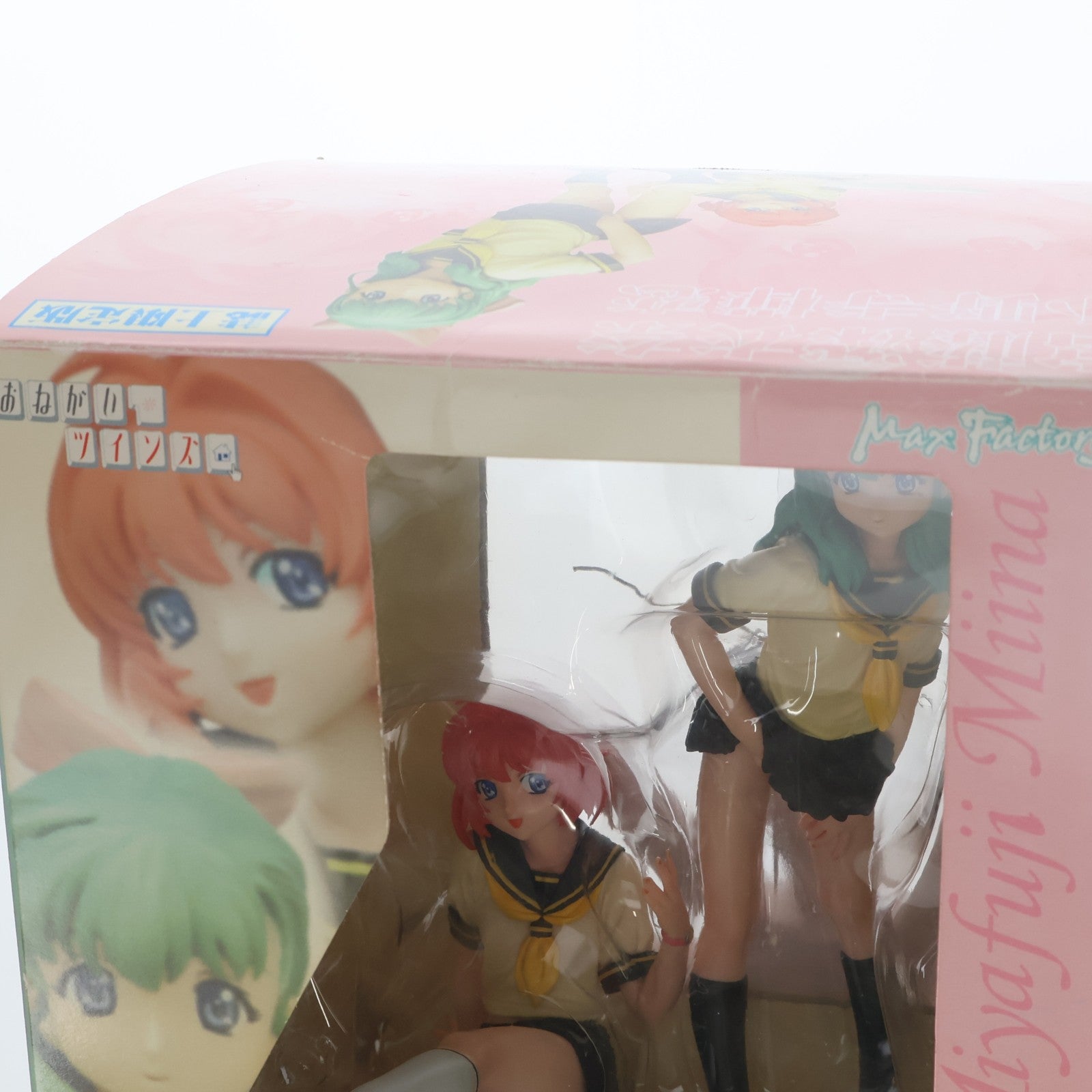 【中古即納】[FIG] 宮藤深衣奈&小野寺樺恋(みやふじみいな&おのでらかれん) ホビージャパン誌上限定版 おねがい☆ツインズ 1/7 完成品 フィギュア マックスファクトリー(20040930)