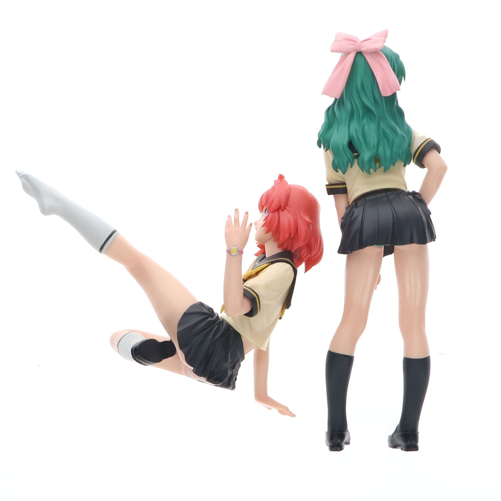 【中古即納】[FIG] 宮藤深衣奈&小野寺樺恋(みやふじみいな&おのでらかれん) ホビージャパン誌上限定版 おねがい☆ツインズ 1/7 完成品 フィギュア マックスファクトリー(20040930)