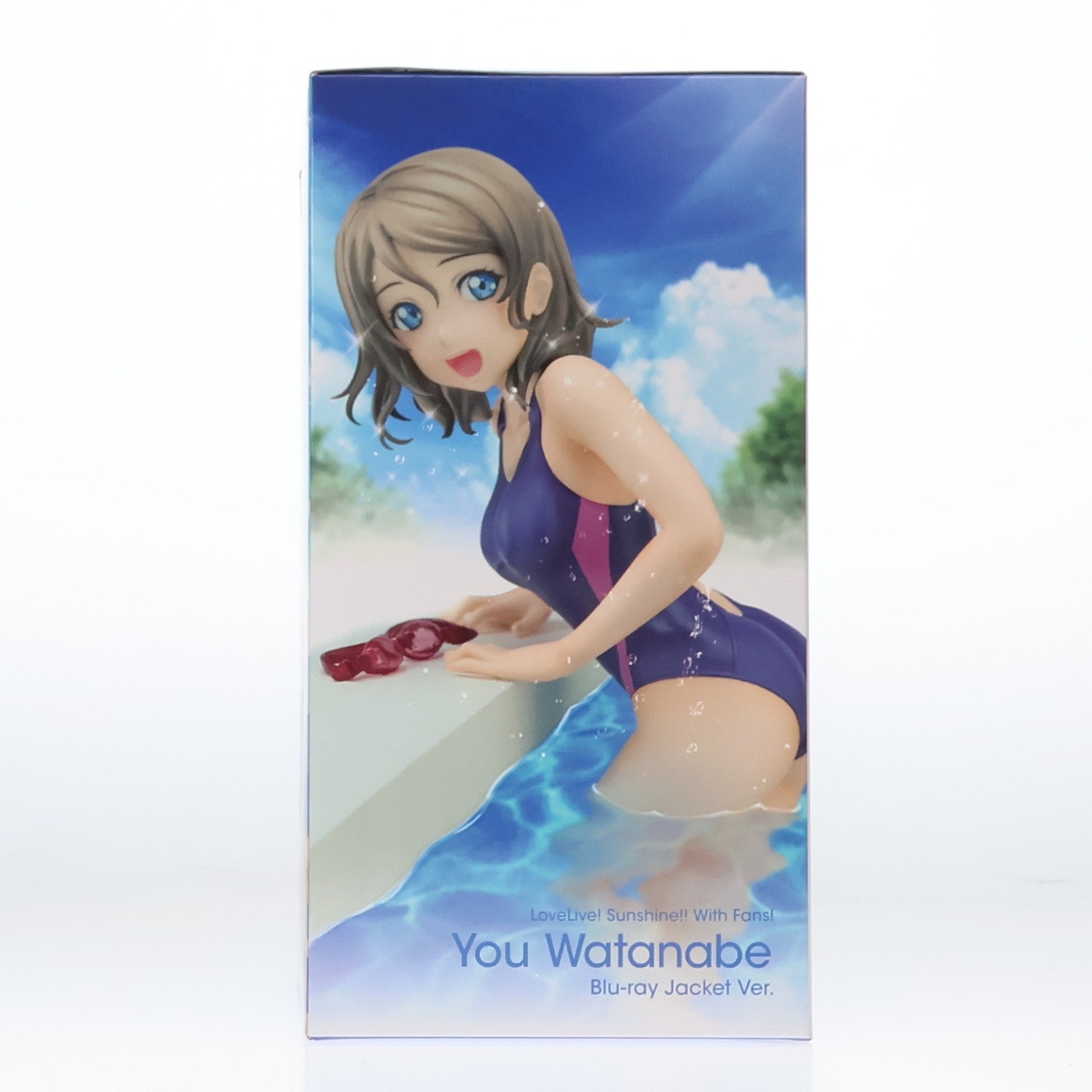 【中古即納】[FIG] 特典CD付属 A-on STORE限定 渡辺曜(わたなべよう) Blu-rayジャケットVer.(限定版!!) ラブライブ!サンシャイン!! 1/7 完成品 フィギュア(TU-1453) With Fans!(ウィズファンズ)/バンダイナムコアーツ(20190228)