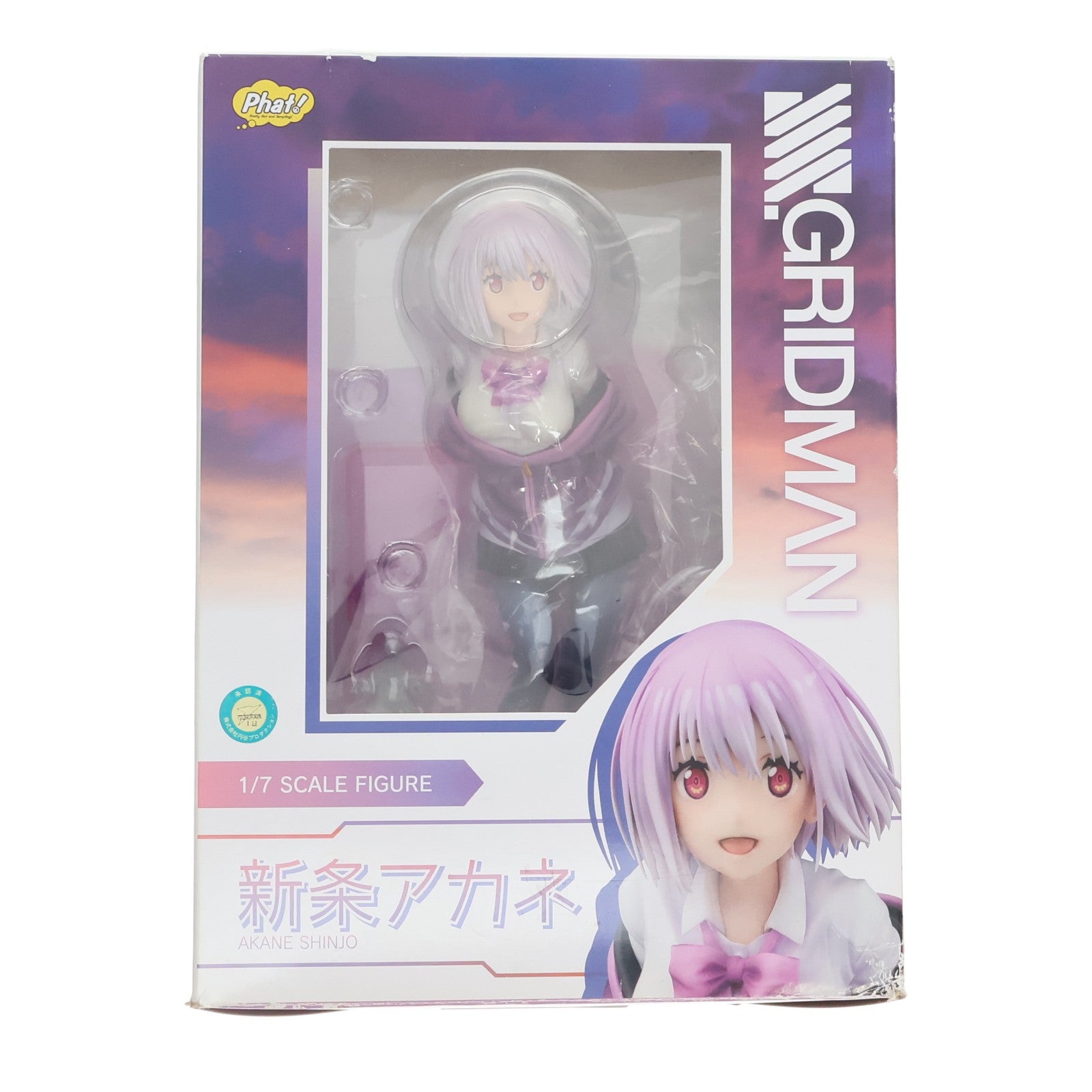 【中古即納】[FIG] 新条アカネ(しんじょうあかね) SSSS.GRIDMAN(グリッドマン) 1/7 完成品 フィギュア Phat!(ファット・カンパニー)(20201031)