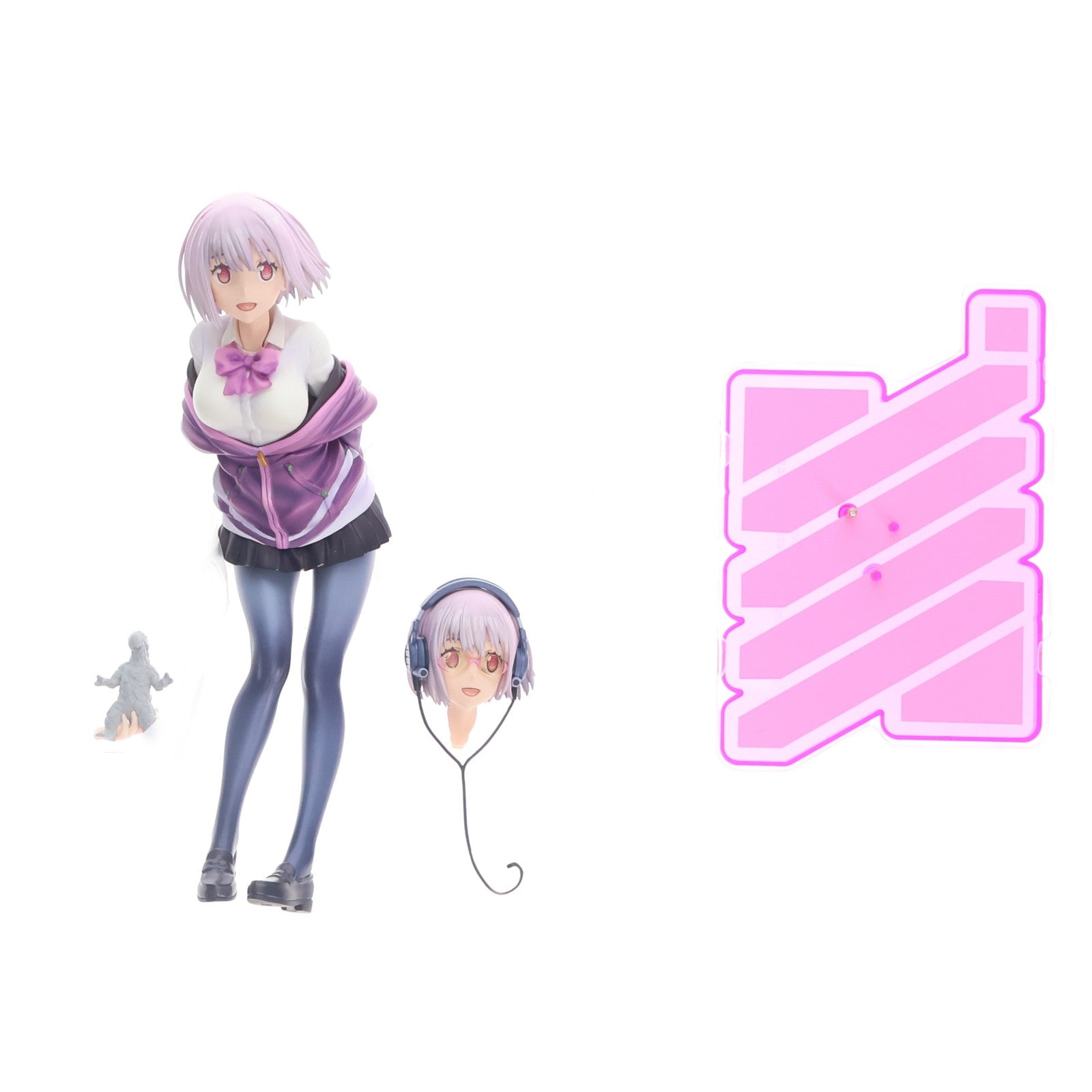 【中古即納】[FIG] 新条アカネ(しんじょうあかね) SSSS.GRIDMAN(グリッドマン) 1/7 完成品 フィギュア Phat!(ファット・カンパニー)(20201031)