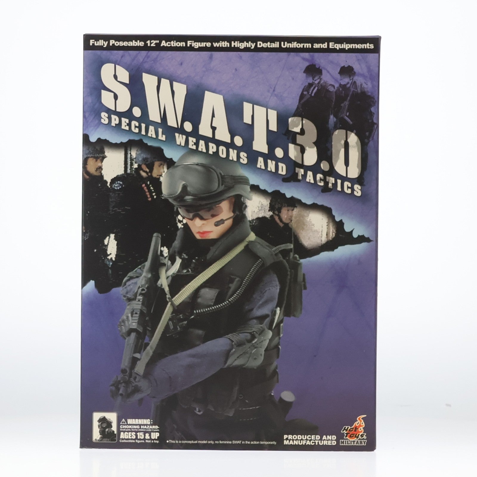 【中古即納】[FIG] ホットトイズ・ミリタリー S.W.A.T.(Version 3.0 Female Version) 1/6 完成品 可動フィギュア(M/SF/060103) ホットトイズ(20260130)