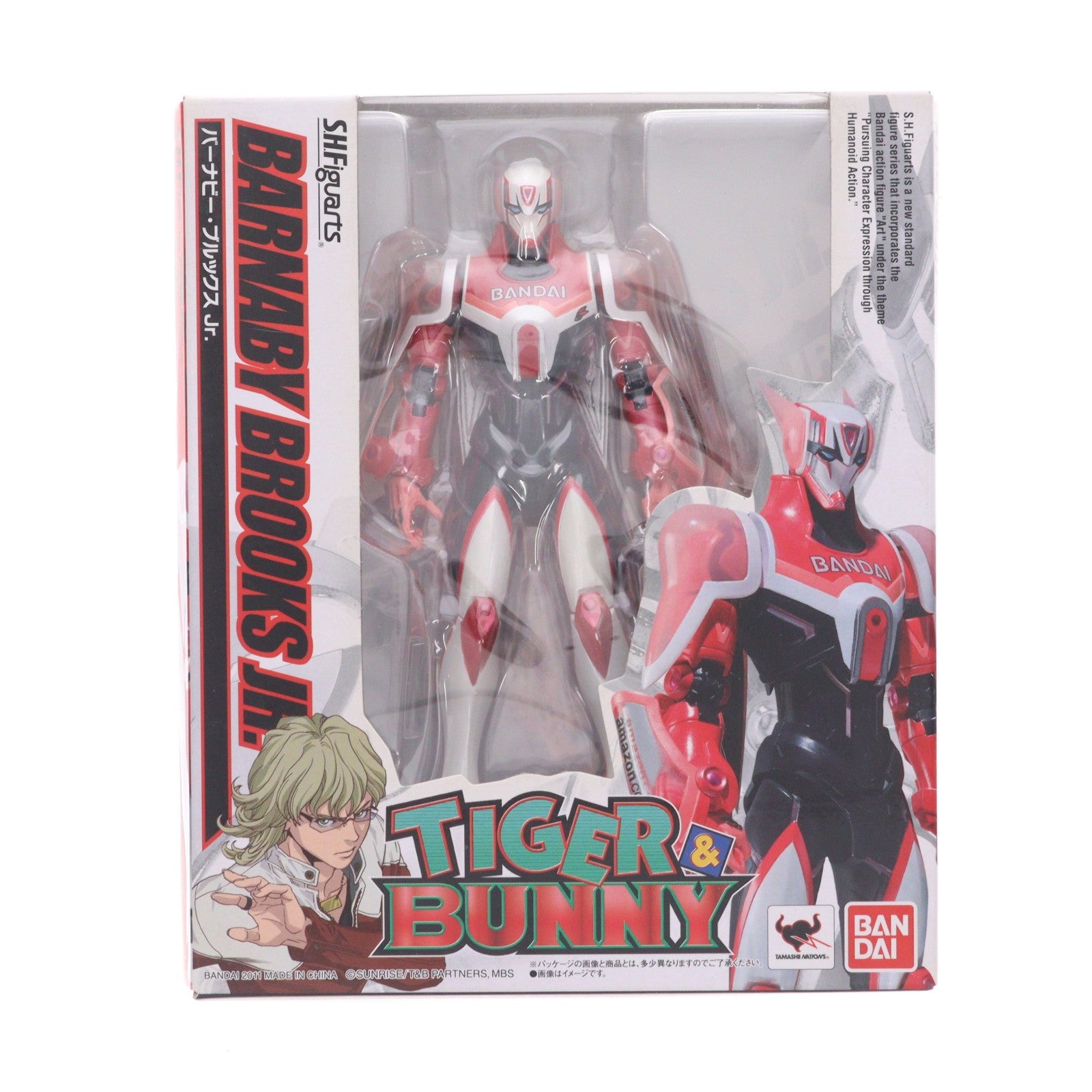 【中古即納】[FIG] S.H.Figuarts(フィギュアーツ) バーナビー・ブルックスJr. TIGER & BUNNY(タイガー&バニー) 完成品 可動フィギュア バンダイ(20120421)