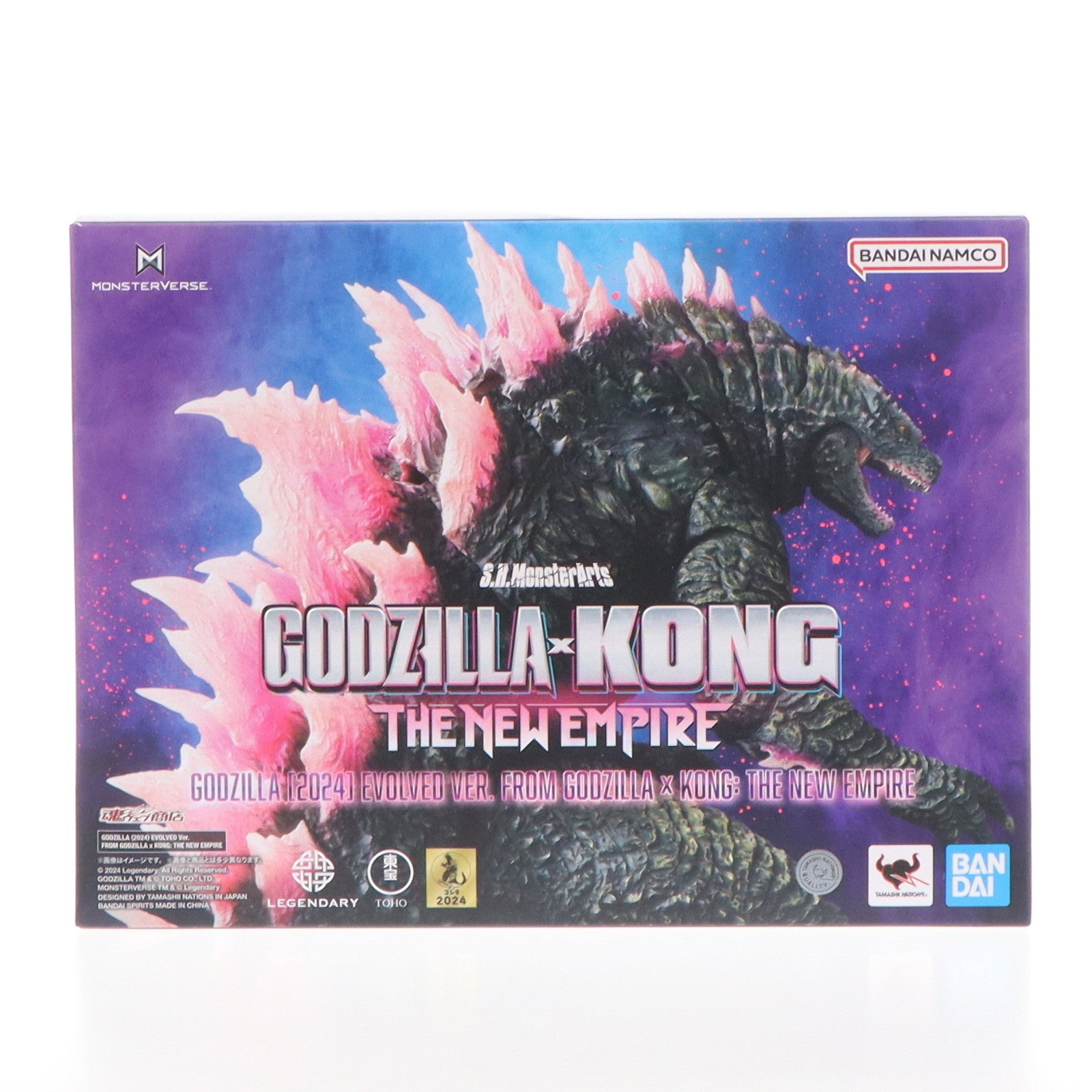【中古即納】[FIG] 魂ウェブ商店限定 S.H.MonsterArts(モンスターアーツ) GODZILLA(ゴジラ)(2024) EVOLVED Ver. FROM GODZILLA×KONG: THE NEW EMPIRE ゴジラ×コング 新たなる帝国 完成品 可動フィギュア バンダイスピリッツ(20241025)