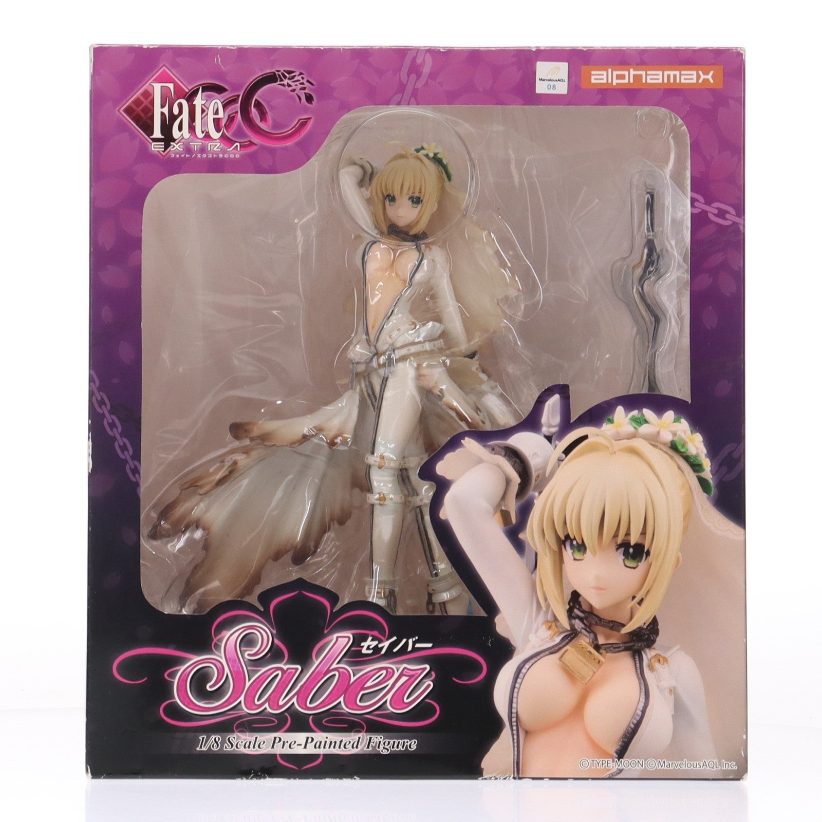 【中古即納】[FIG] セイバー Fate/EXTRA CCC(フェイト/エクストラCCC) 1/8 完成品 フィギュア アルファマックス(20140727)