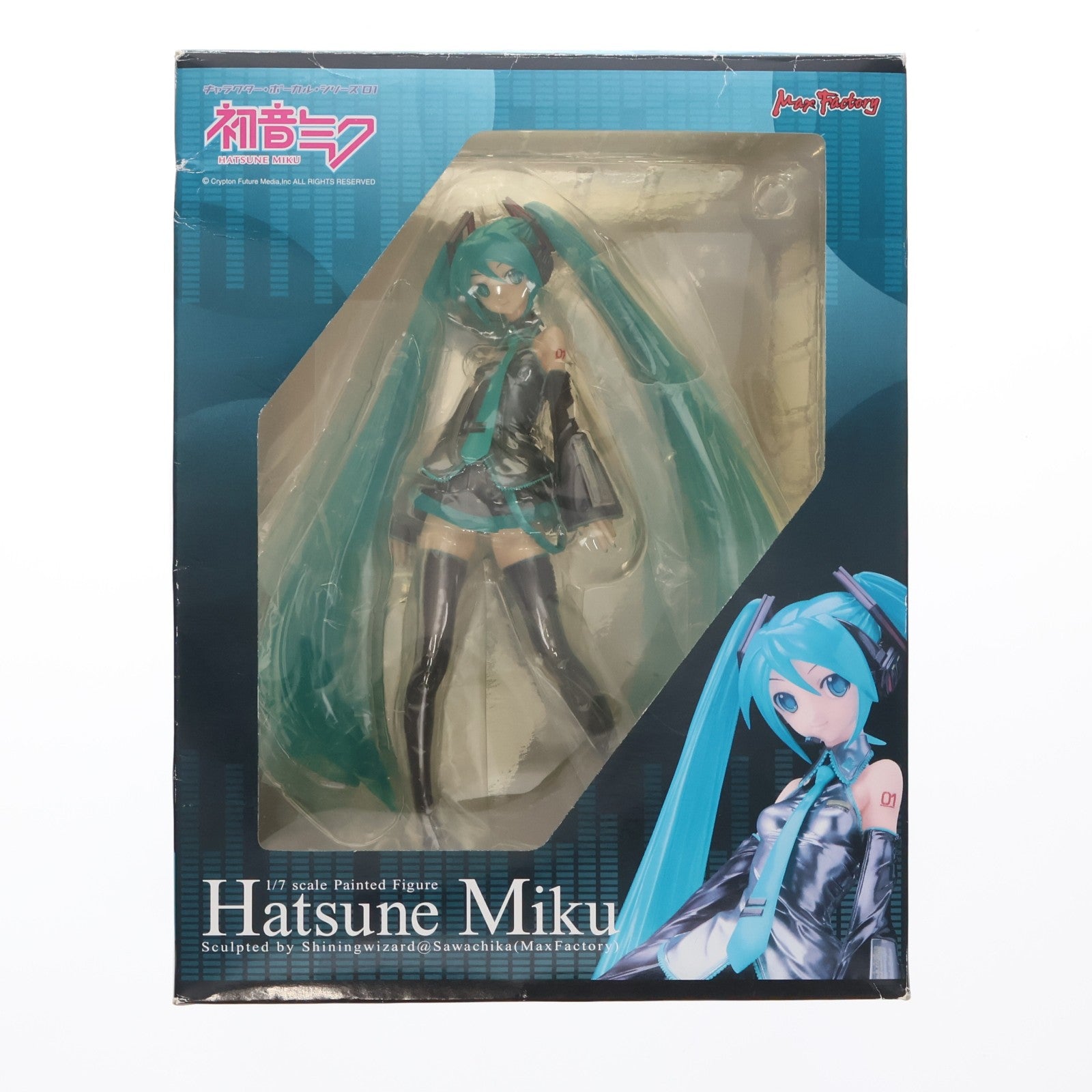 【中古即納】[FIG] 初音ミク キャラクター・ボーカル・シリーズ01 1/7 完成品 フィギュア マックスファクトリー(20091224)